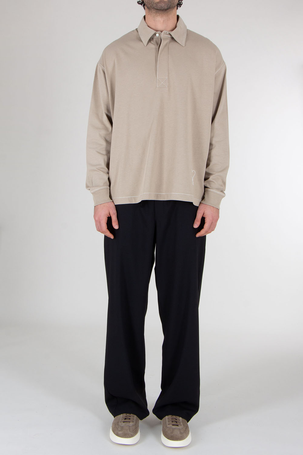 AMI PARIS Relaxed Fit Virgin Wool Pants
