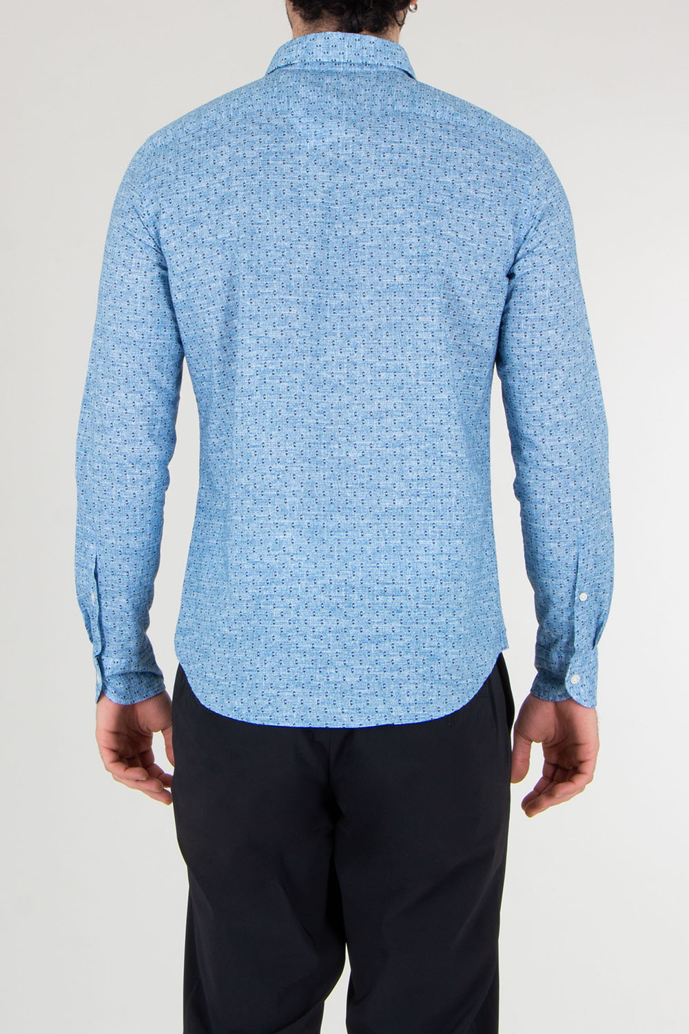 SONRISA Regular Fit Patterned Cotton Shirt