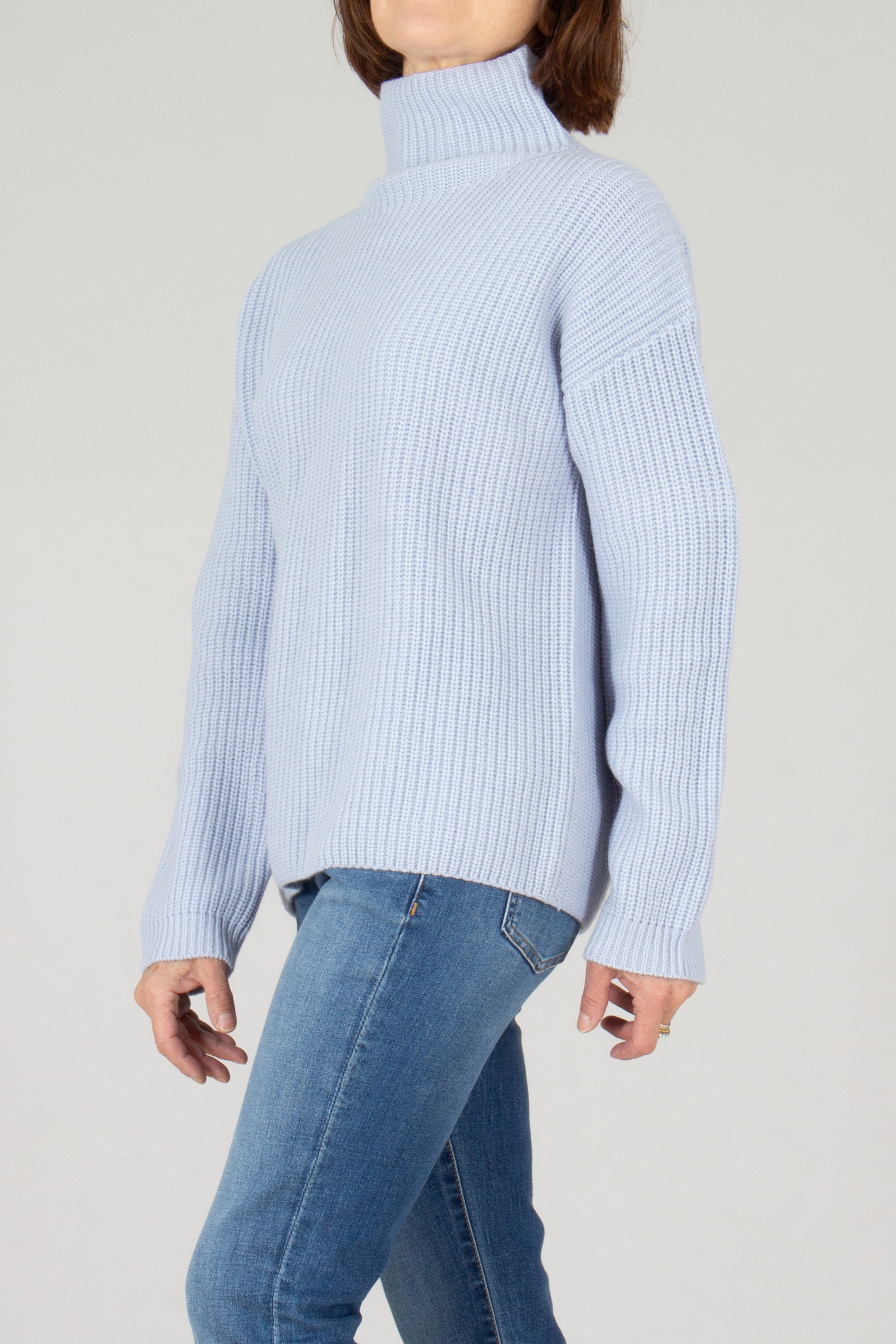 Strickwaren, Pullover, Jeanshose, Mann, Person