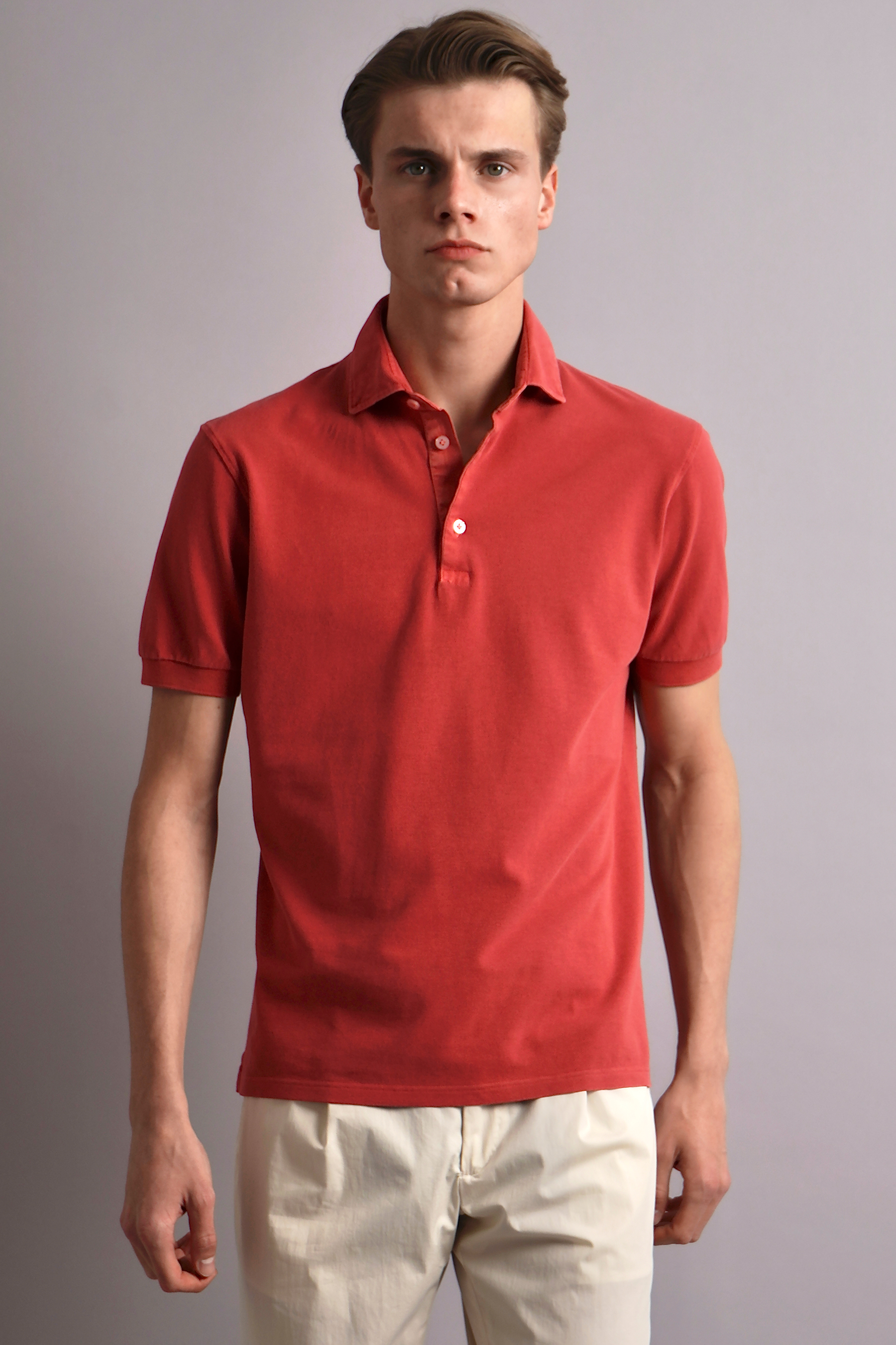 SONRISA Cotton Piqué Polo Shirt