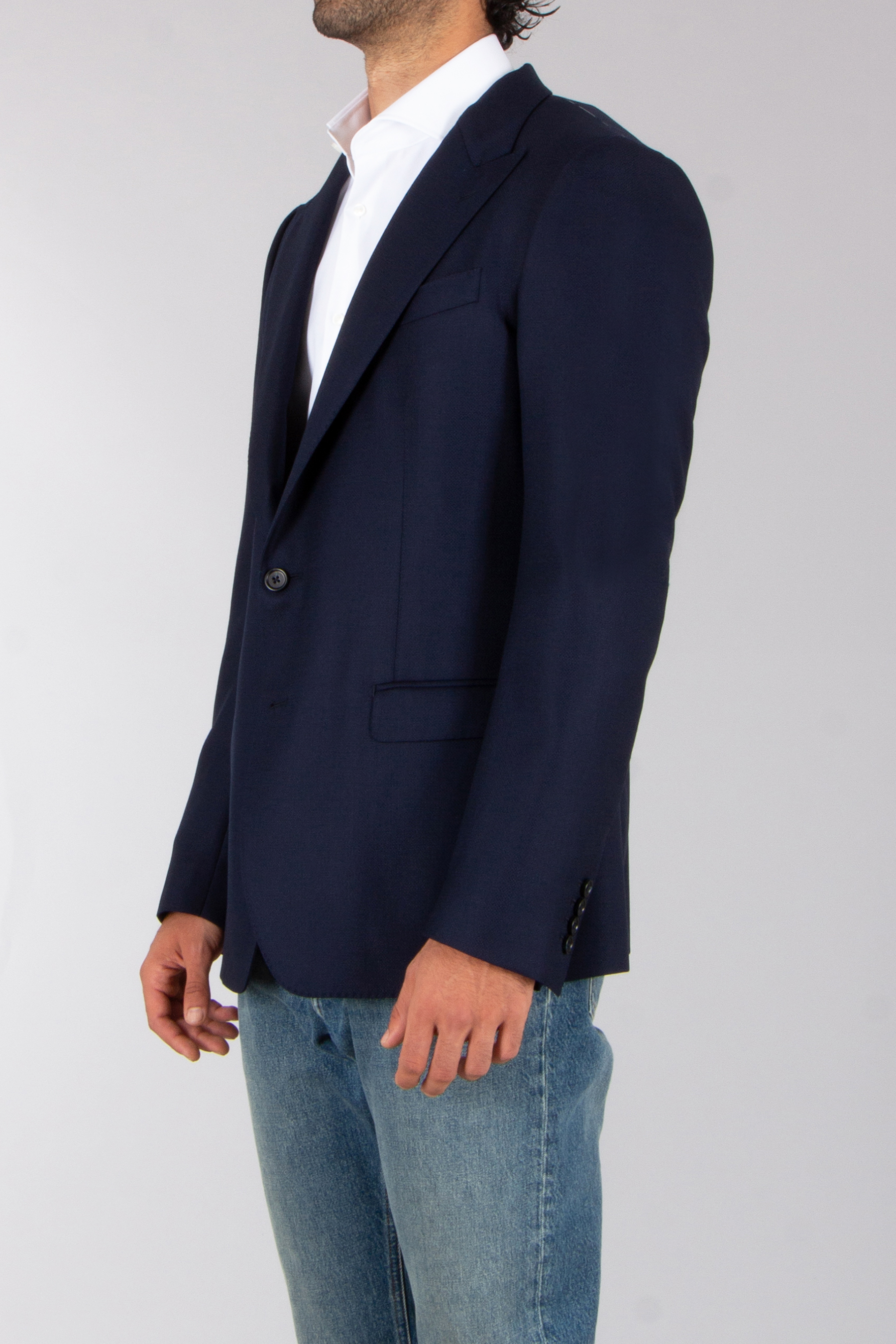 DOLCE & GABBANA Regular Fit Virgin Wool Jacket Taormina Blazer, Kleidung, Mantel, Jacke, Jeans
