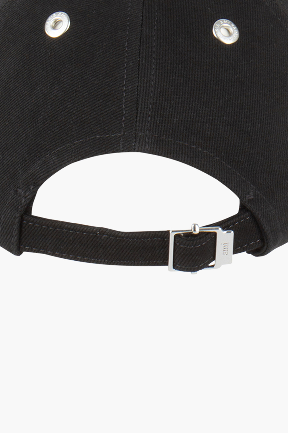 AMI PARIS Cotton Monogram Felt Patch Cap