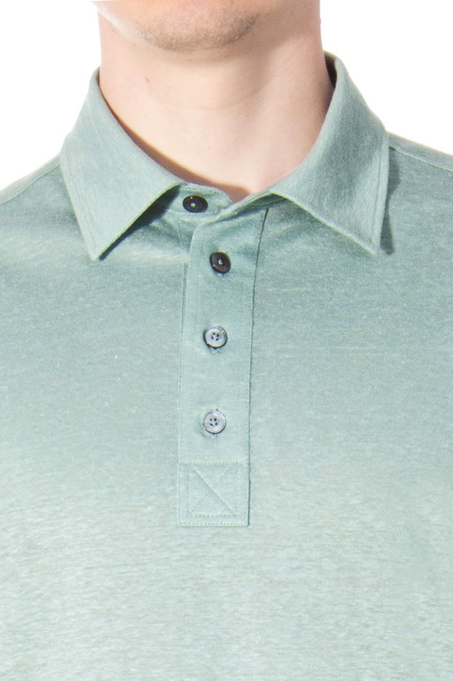 ZEGNA Linen Polo Shirt ZEGNA Linen Polo Shirt