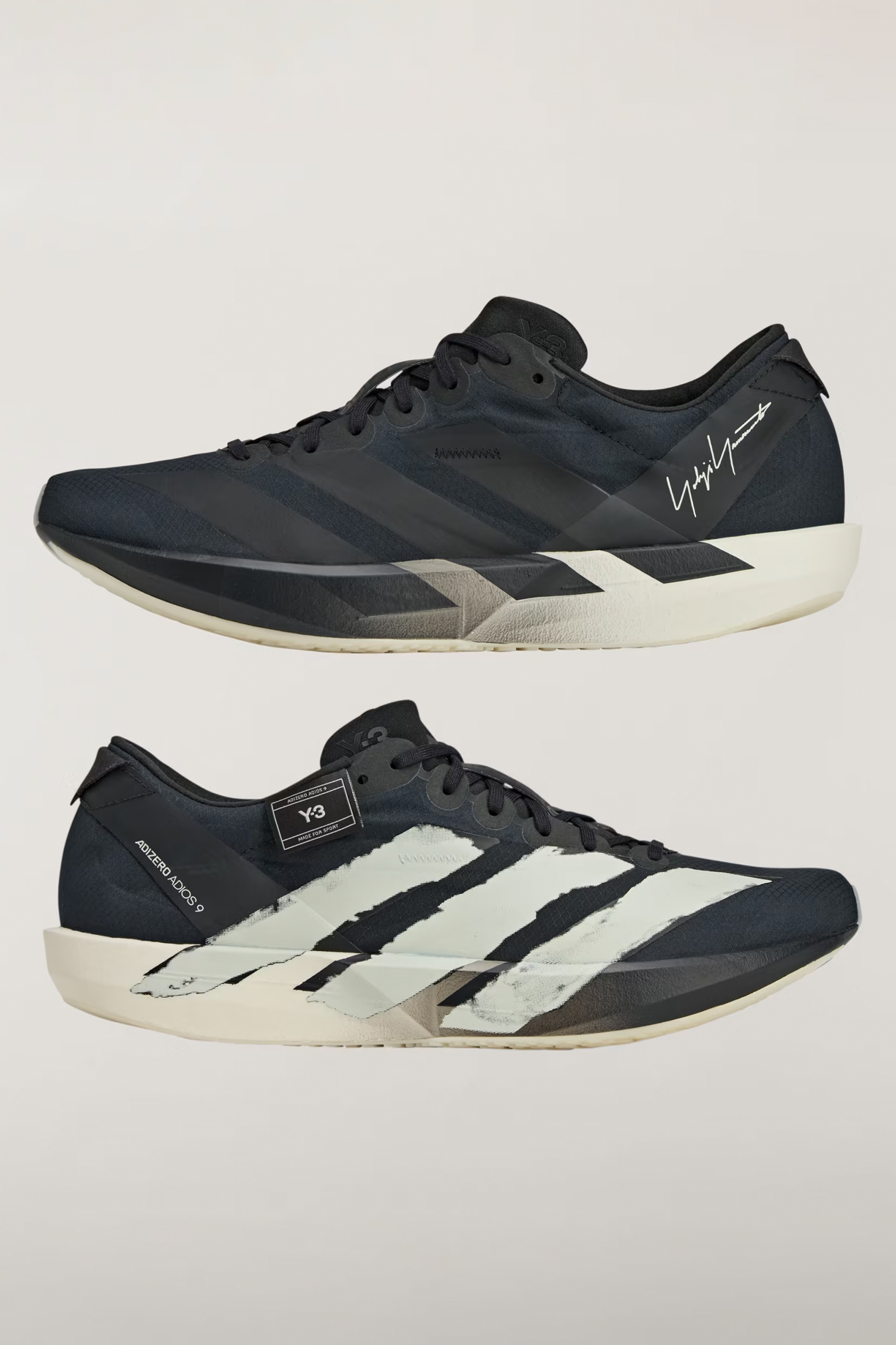 Y-3 Lightlock Mesh Running Sneakers Adizero Adios 9 Bekleidung, Schuhwerk, Schuh, Sneaker