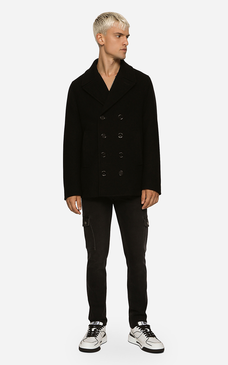 DOLCE & GABBANA Wool Caban Coat