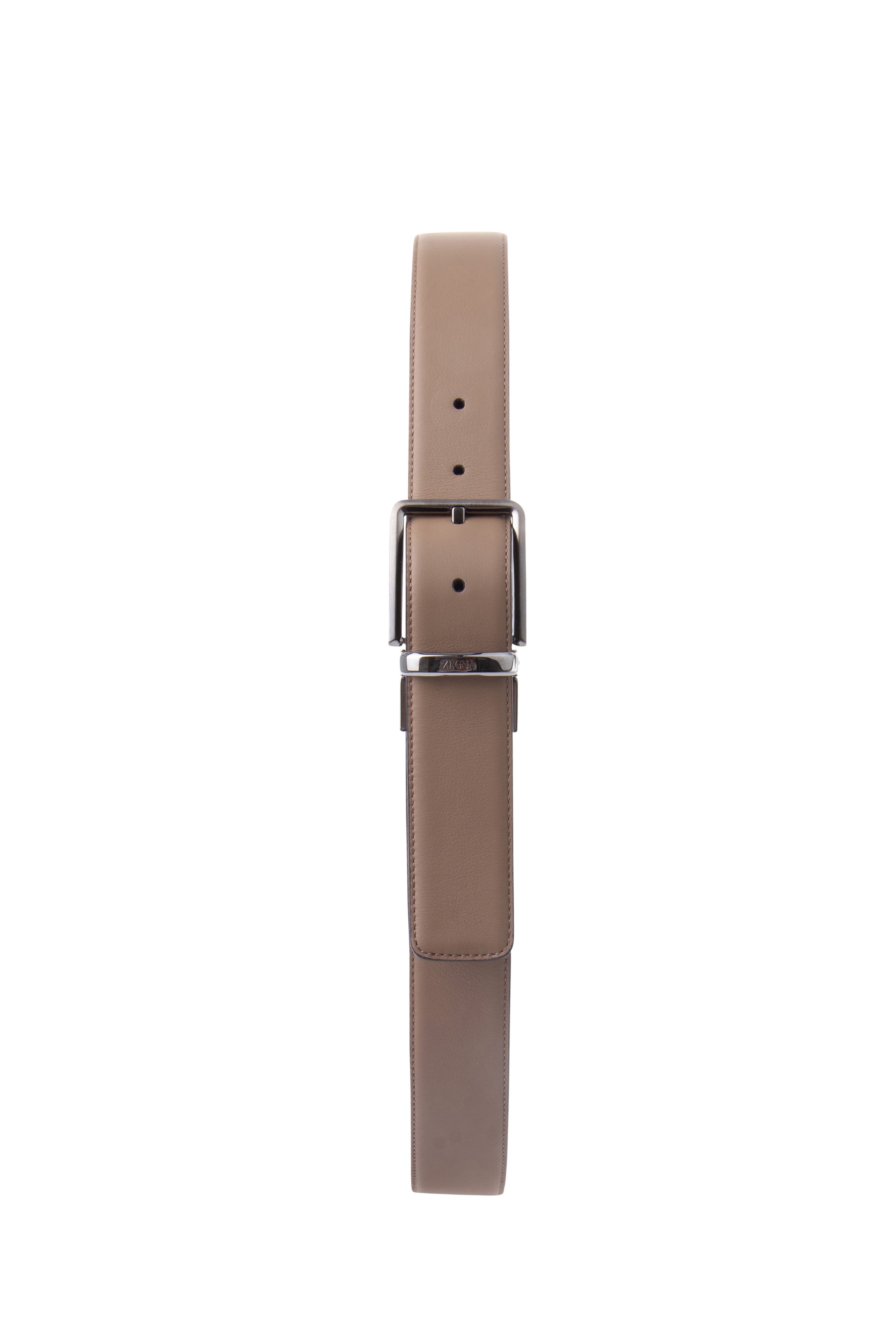 ZEGNA Reversible Leather Belt