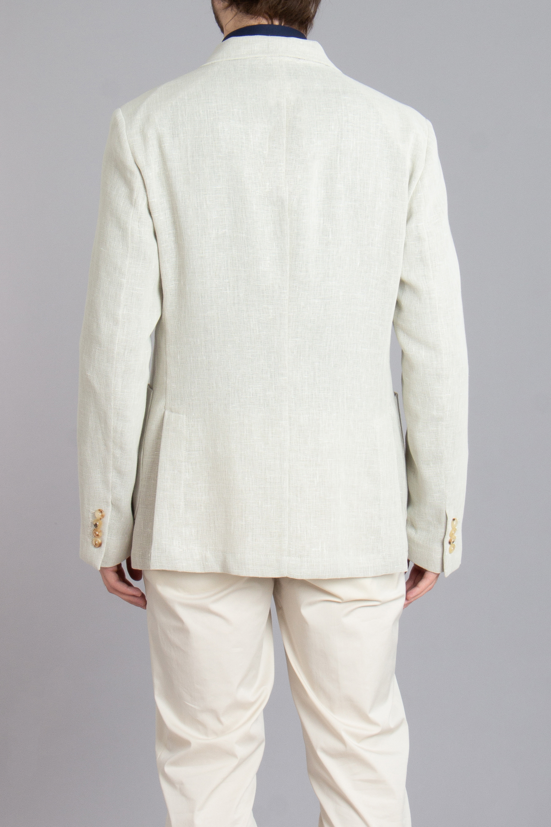 PAL ZILERI Tailored Fit Virgin Wool-Linen Blend Jacket PAL ZILERI Tailored Fit Virgin Wool-Linen Blend Jacket