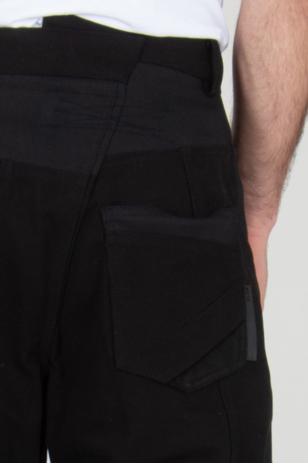 XLM Regular Fit Paneled Wide Leg Denim Jeans