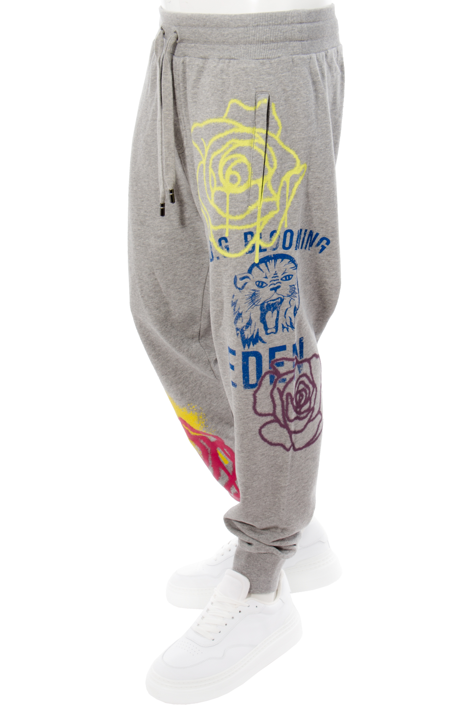 DOLCE & GABBANA Flower Print Sweatpants DOLCE & GABBANA Flower Print Sweatpants