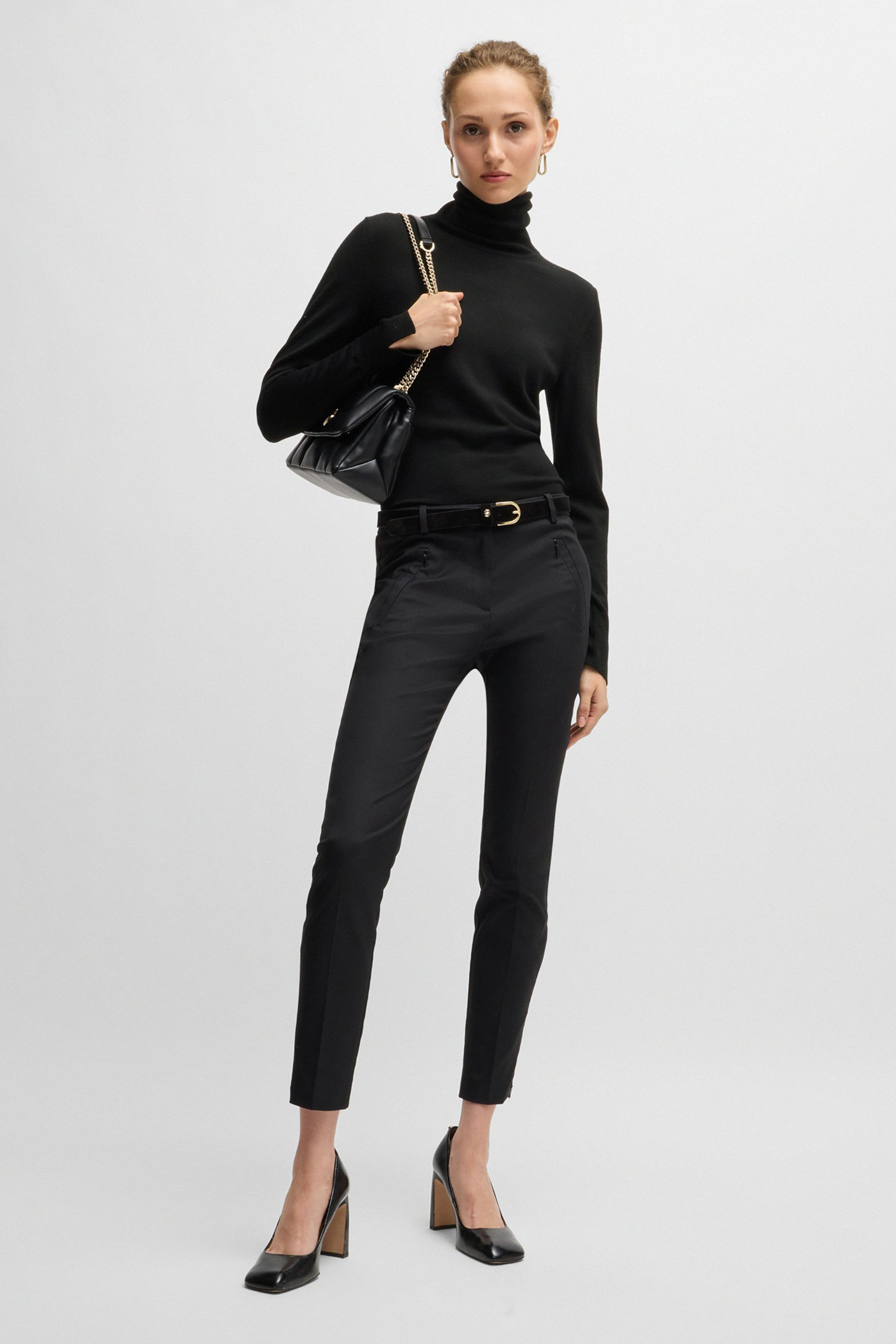 BOSS Virgin Wool Turtleneck Sweater Fasecta BOSS Virgin Wool Turtleneck Sweater Fasecta