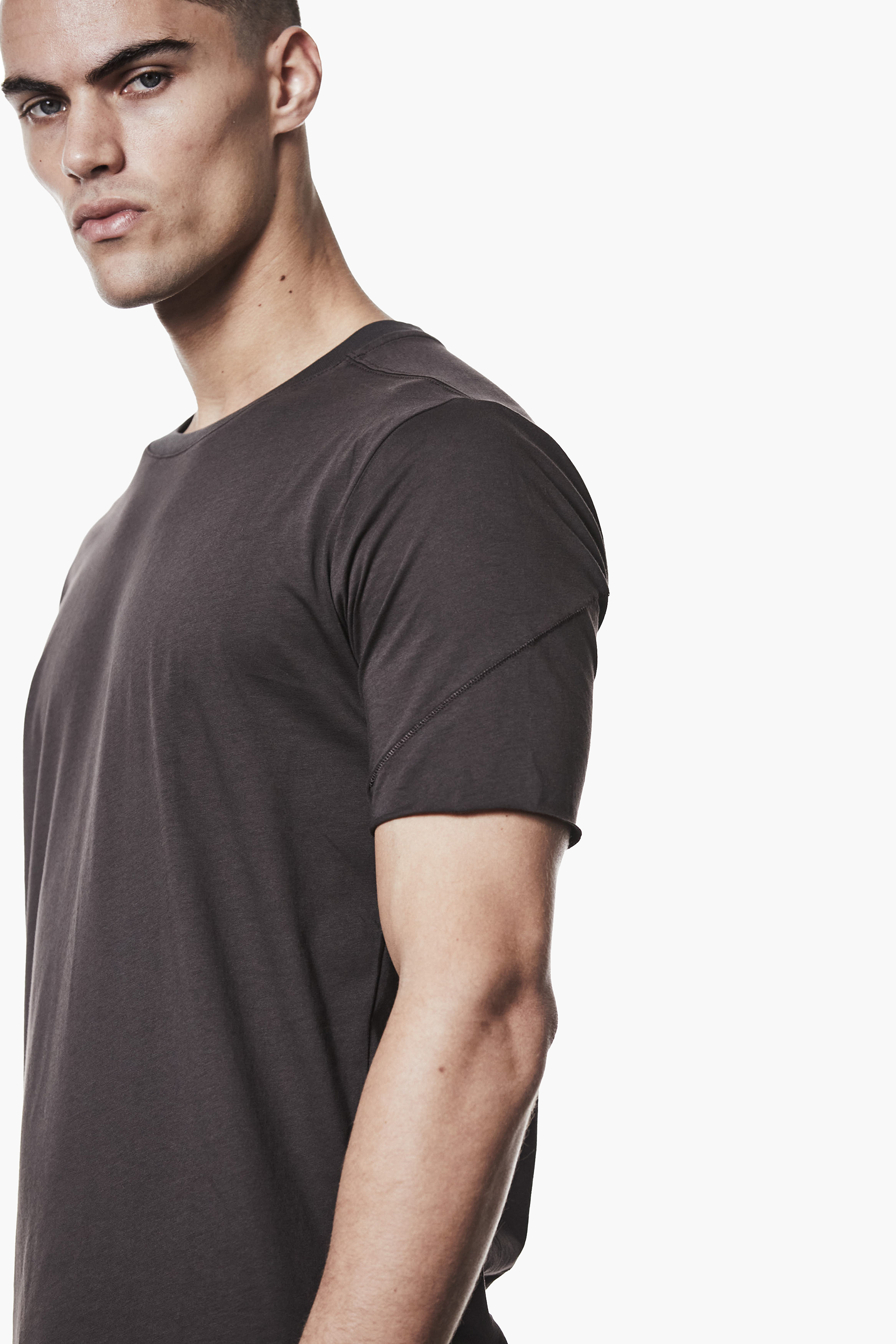 THOM KROM Slim Fit Cotton Jersey T-Shirt T-shirt, Ärmel, Erwachsener, Mann, Person
