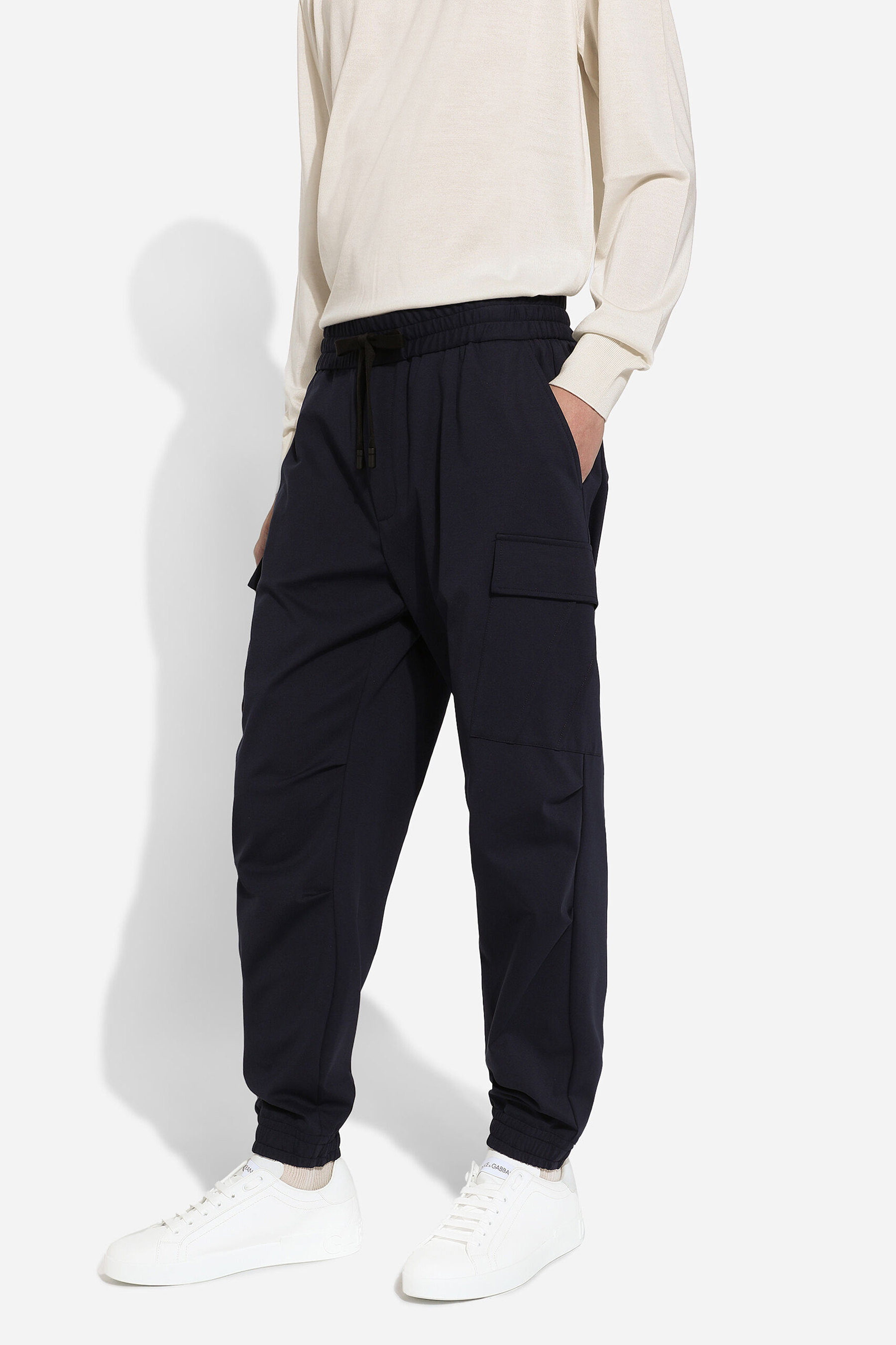 DOLCE & GABBANA Cotton Blend Stretch Cargo Pants DOLCE & GABBANA Cotton Blend Stretch Cargo Pants
