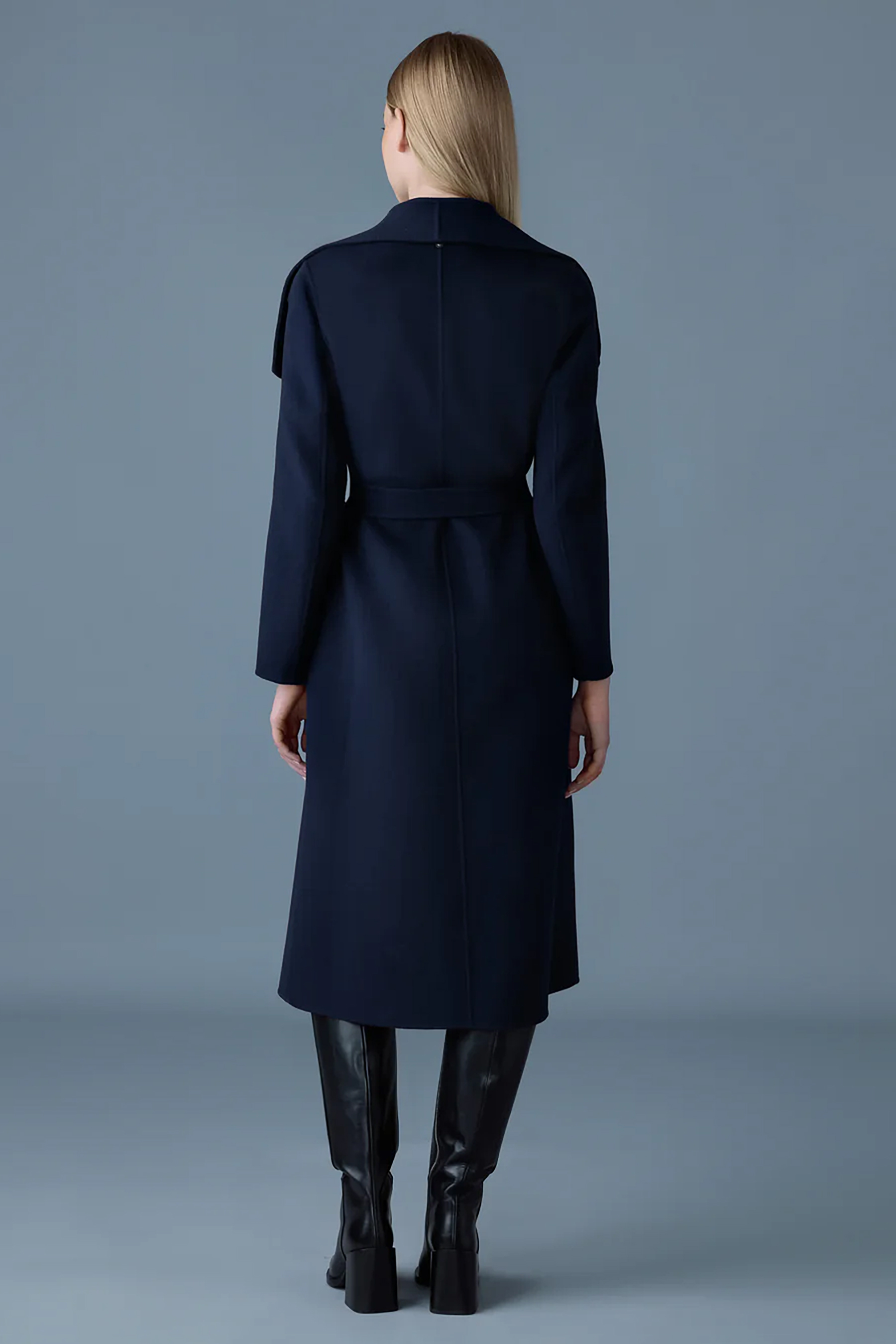 MACKAGE Relaxed Fit Double-Face Wool Wrap Coat Mai-Cn Mantel, Erwachsener, Person, Frau