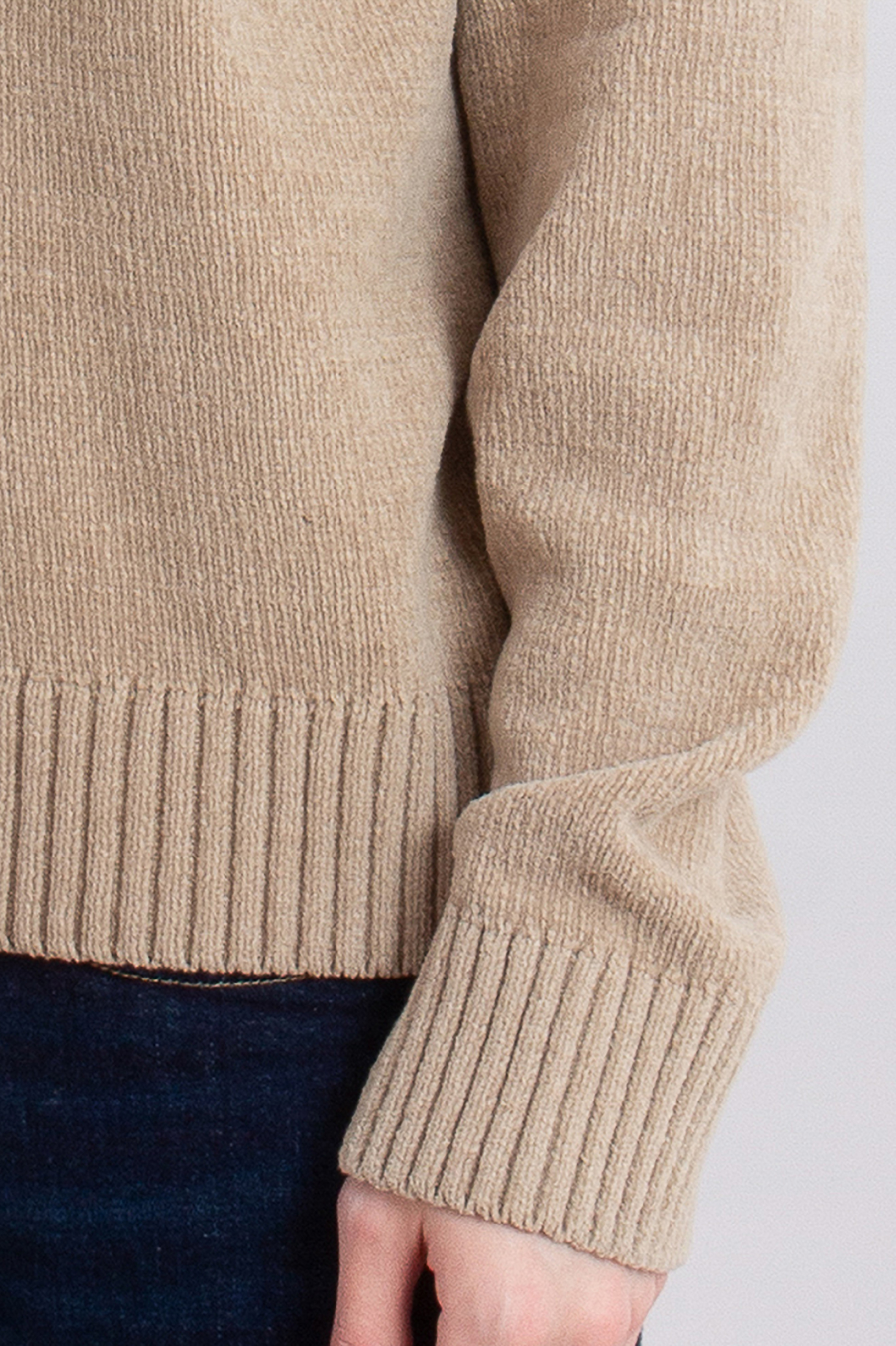 TRUSTED HANDWORK Cotton Chenille Knit Sweater Minnesota TRUSTED HANDWORK Cotton Chenille Knit Sweater Minnesota