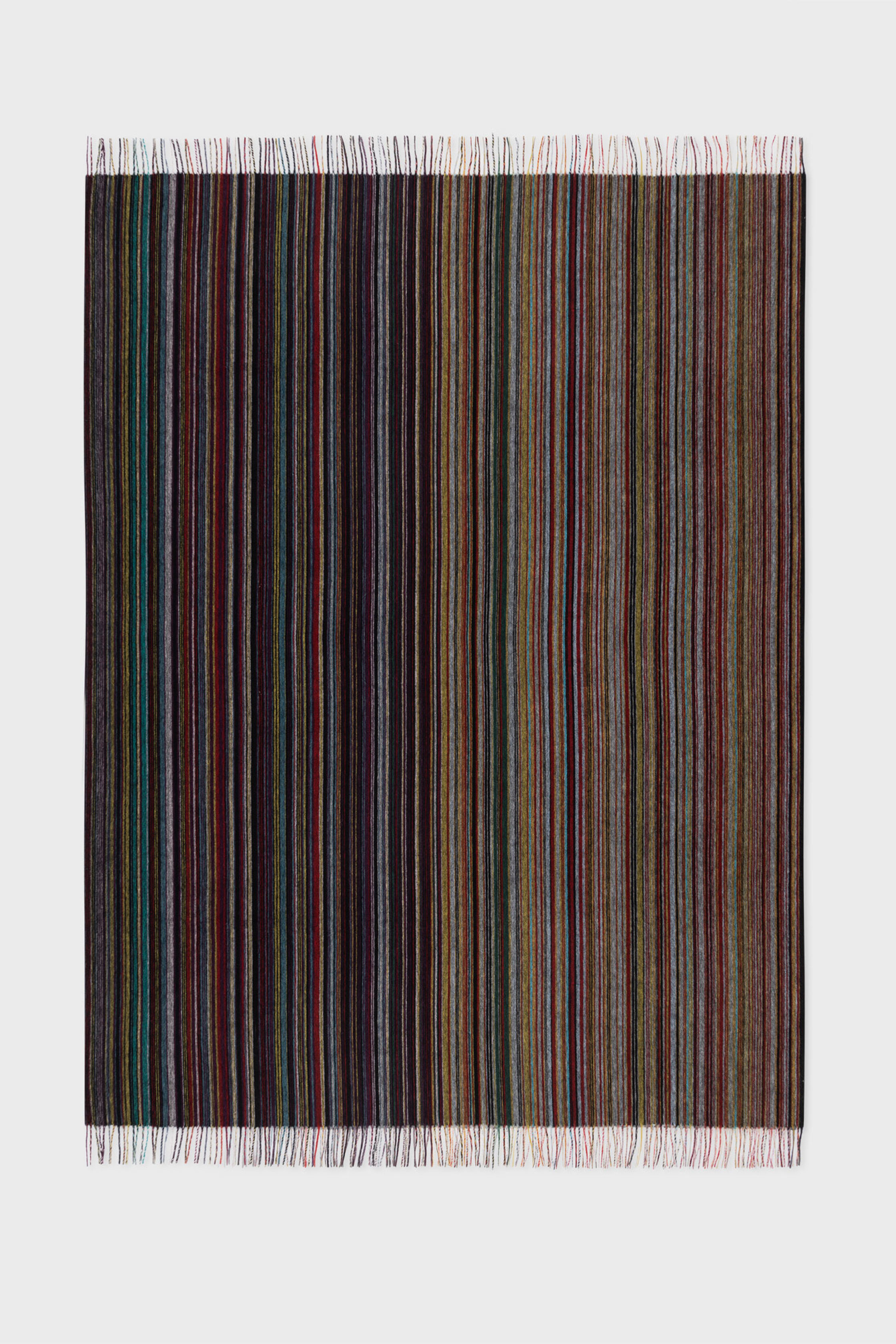 PAUL SMITH 'Signature Stripe' Wool & Cashmere Blanket PAUL SMITH 'Signature Stripe' Wool & Cashmere Blanket