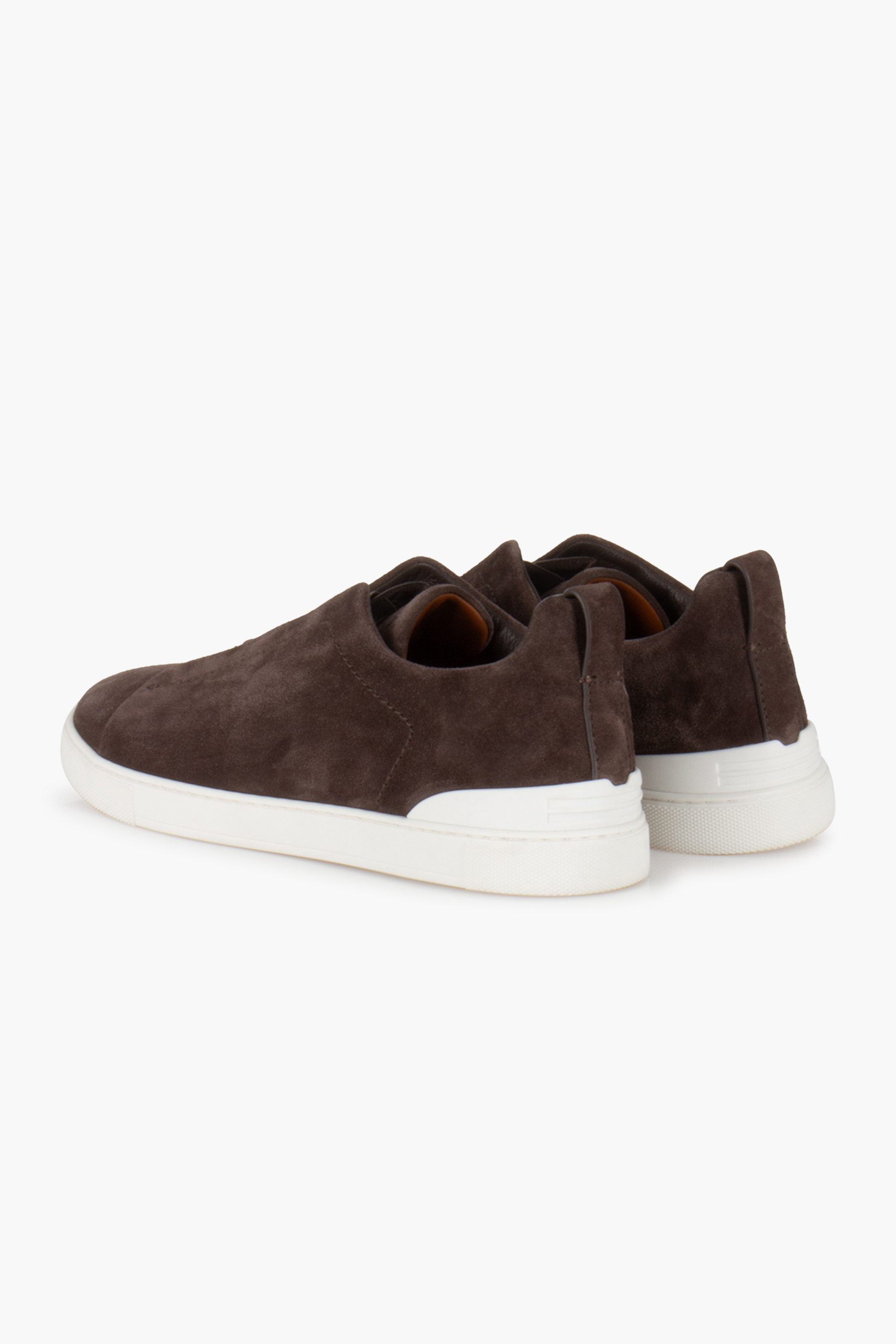ZEGNA Suede Sneakers Triple Stitch Wildleder, Kleidung, Schuhwerk, Schuh