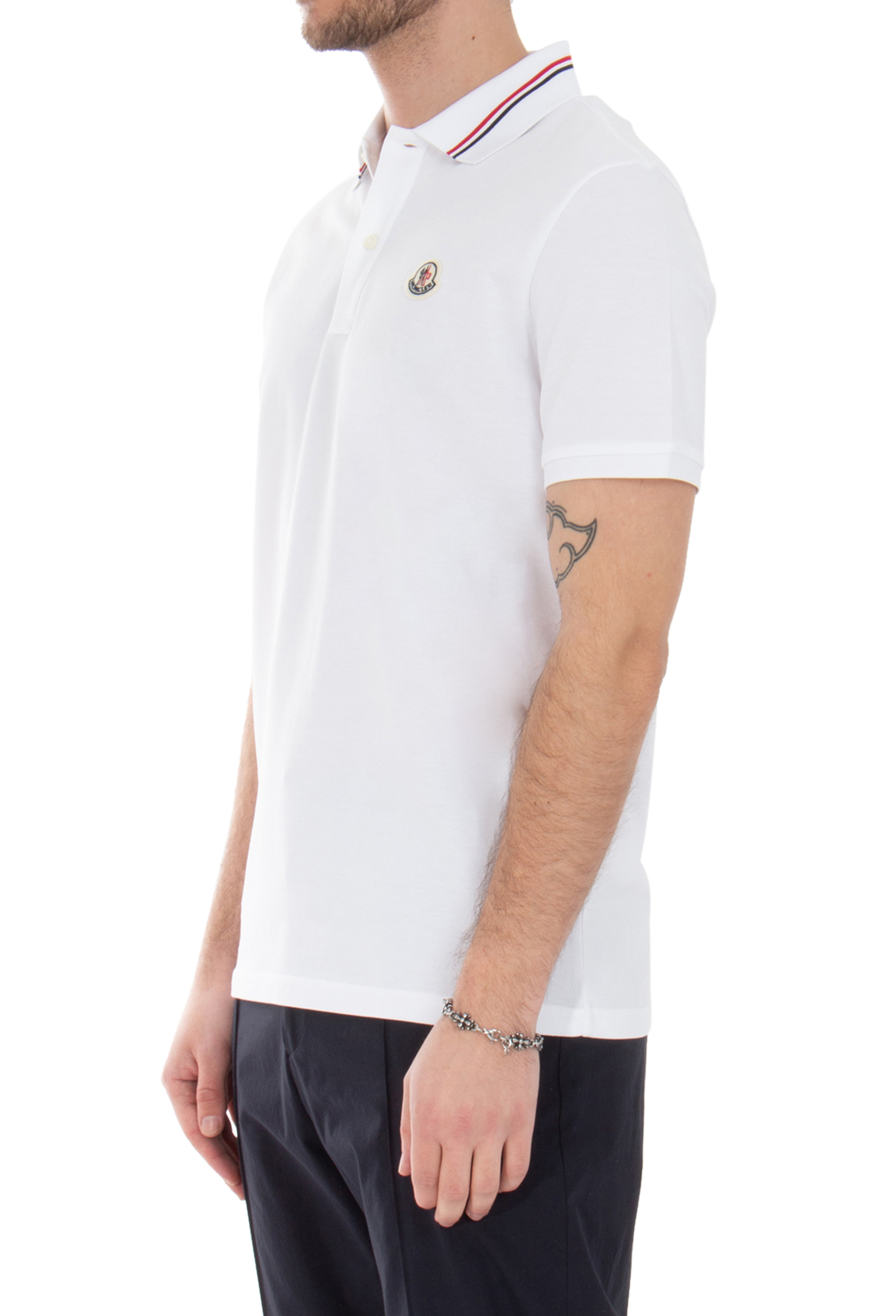 MONCLER Cotton Piqué Polo Shirt MONCLER Cotton Piqué Polo Shirt