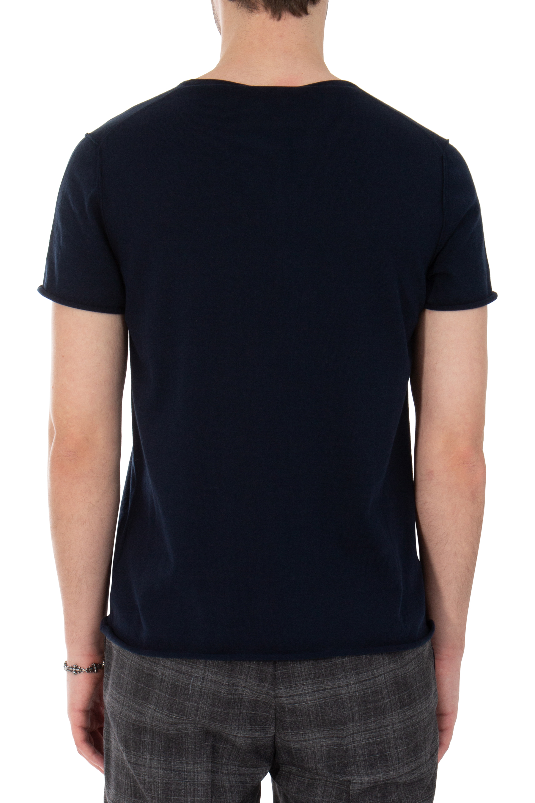 AIDA BARNI Knitted Cotton T-Shirt