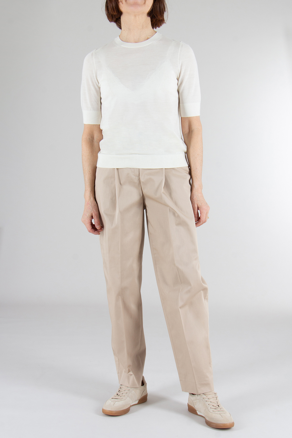 BOSS Short Sleeve Super Fine Merino Wool Sweater