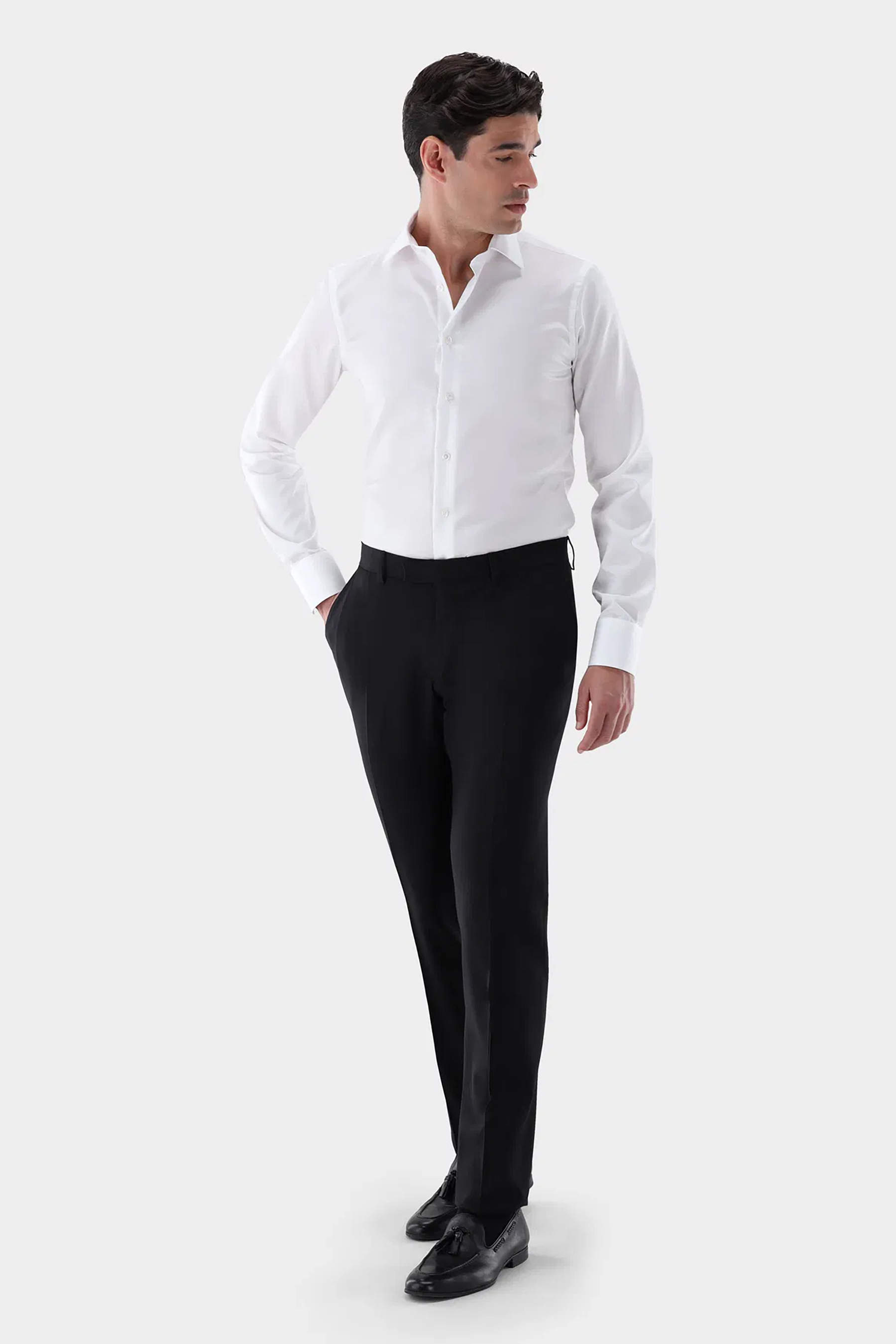Hemd, Langarm, Kleid, Hemd, Mann, Person