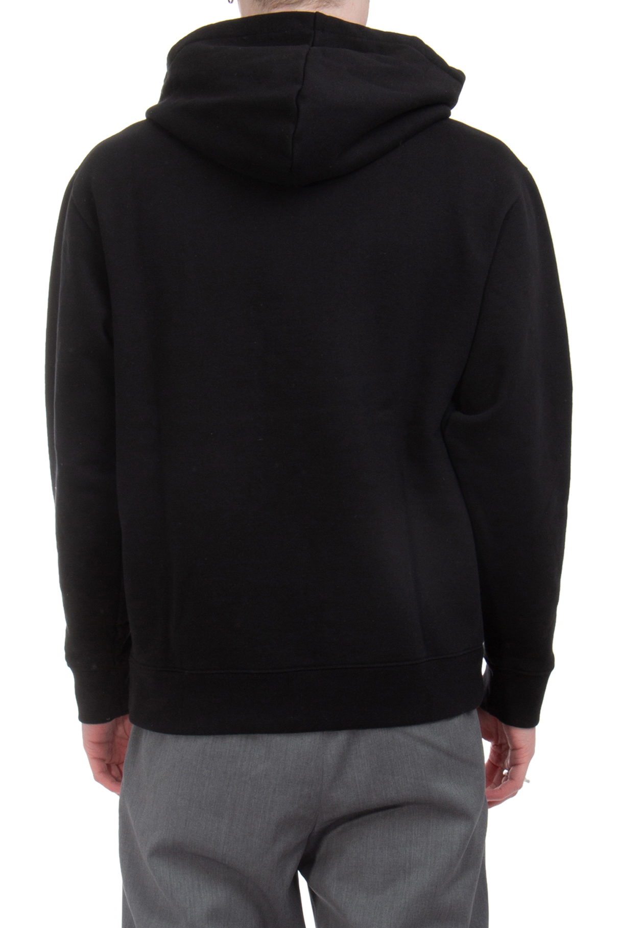 MAISON KITSUNÉ Embroidered Cotton Blend Hoodie MAISON KITSUNÉ Embroidered Cotton Blend Hoodie
