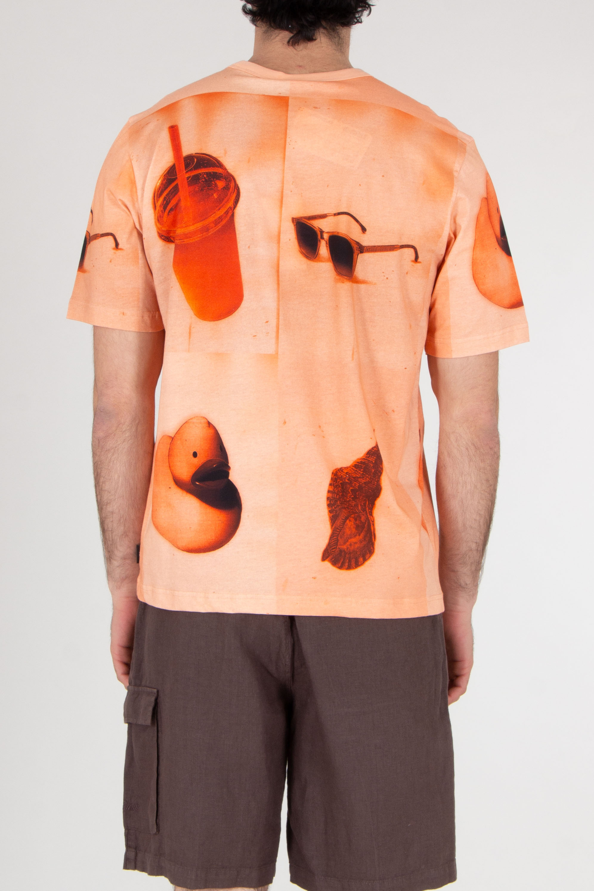 PAUL SMITH Regular Fit Fully Printed Short Sleeve T-Shirt