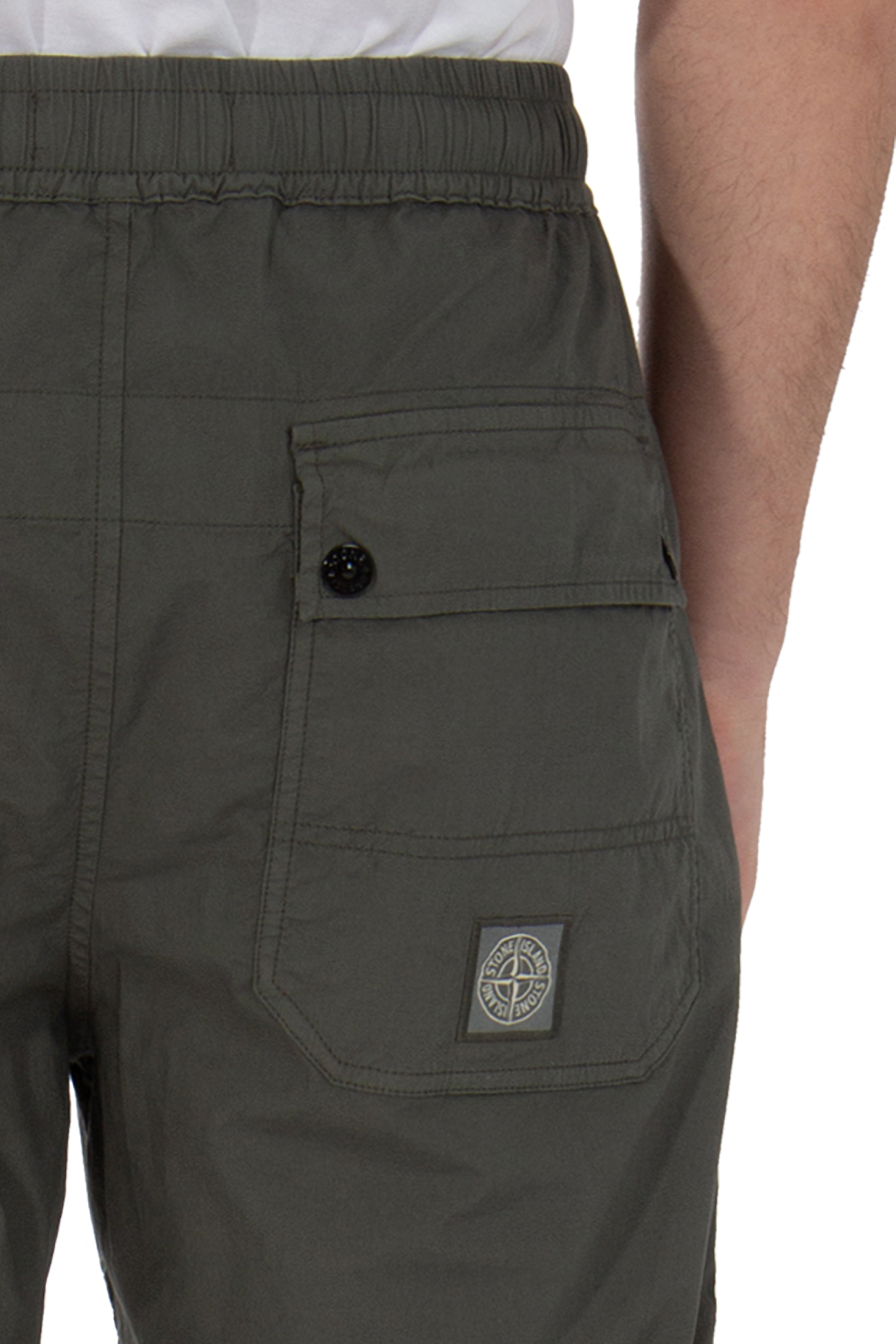STONE ISLAND Regular Cotton Stretch Pants STONE ISLAND Regular Cotton Stretch Pants