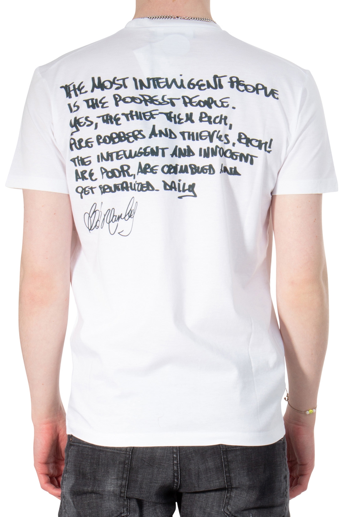 DSQUARED2 Bob Marley Cool T-Shirt DSQUARED2 Bob Marley Cool T-Shirt
