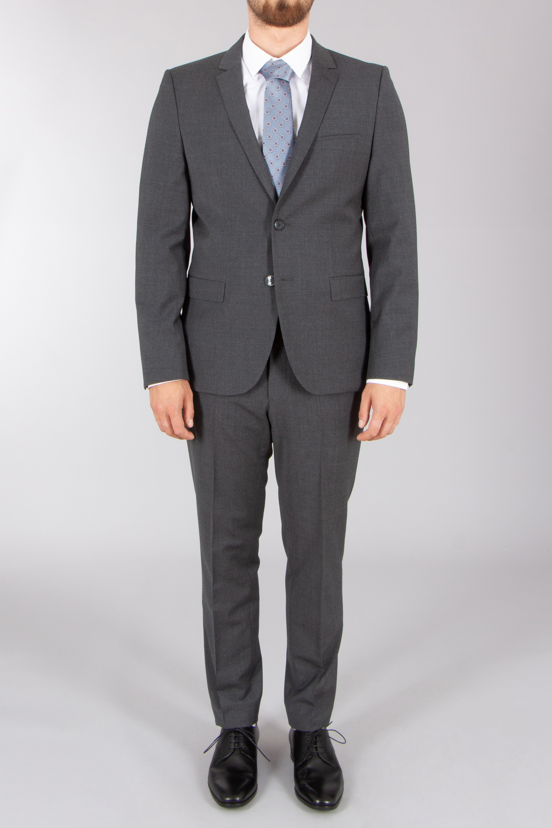 HUGO Extra Slim Fit Stretch Virgin Wool Blend Pants Hesten Formelle Kleidung, Anzug, Smoking, Mann, Person
