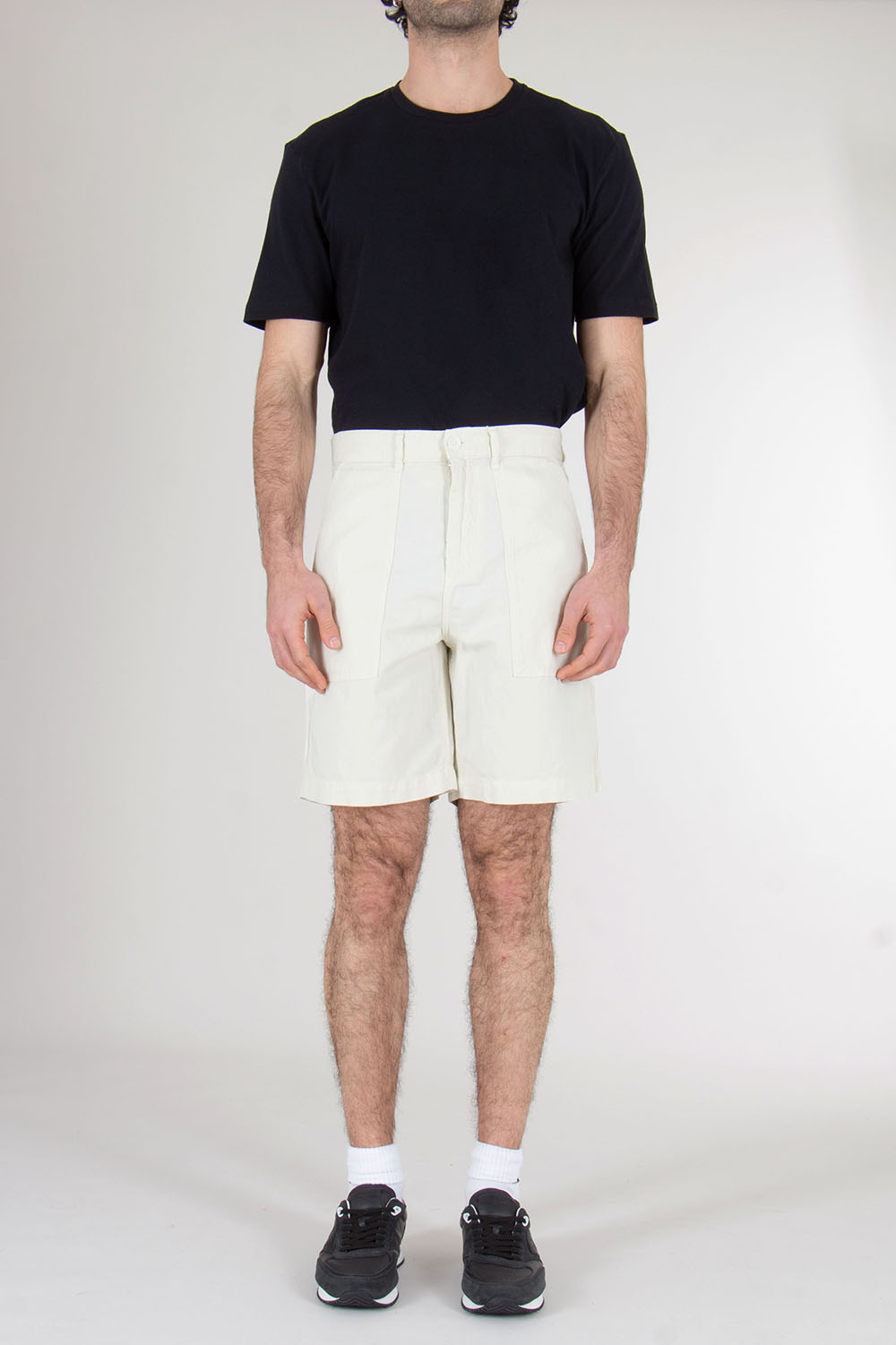 BELSTAFF Cotton Linen Shorts Maritime