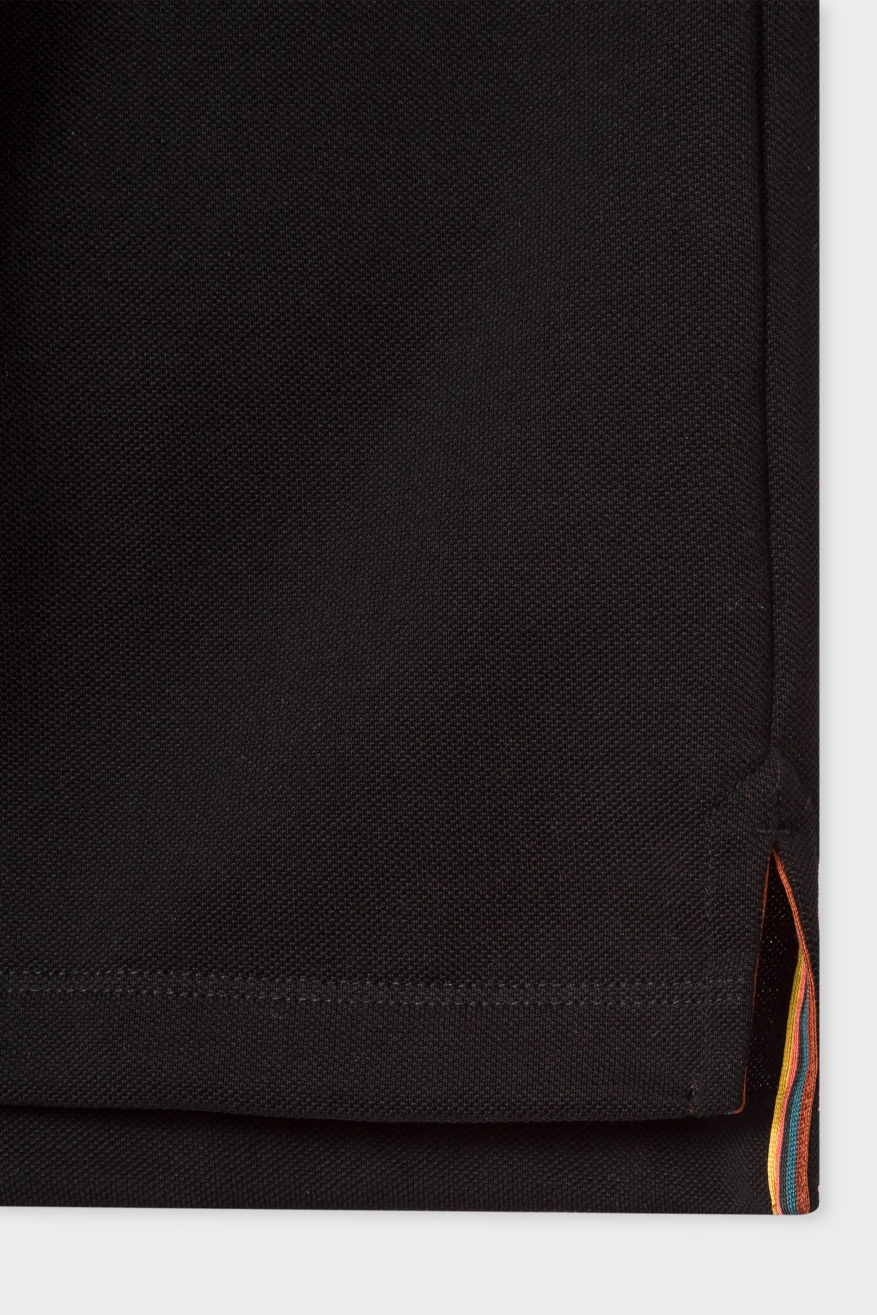 PAUL SMITH 'Artist Stripe' Placket Cotton Piqué Polo Shirt PAUL SMITH 'Artist Stripe' Placket Cotton Piqué Polo Shirt