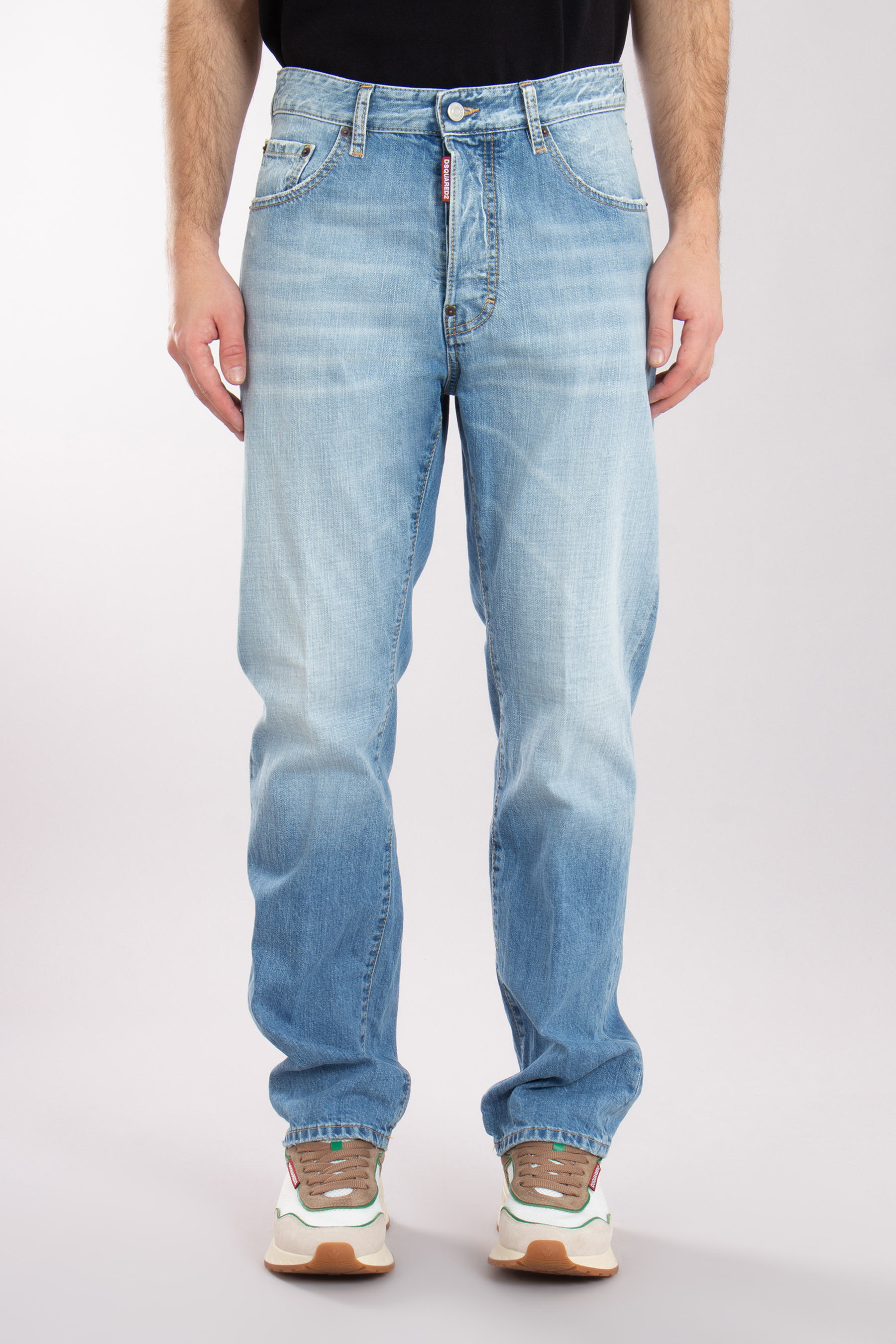 DSQUARED2 Light Clean Wash Cotton Denim 642 Jeans