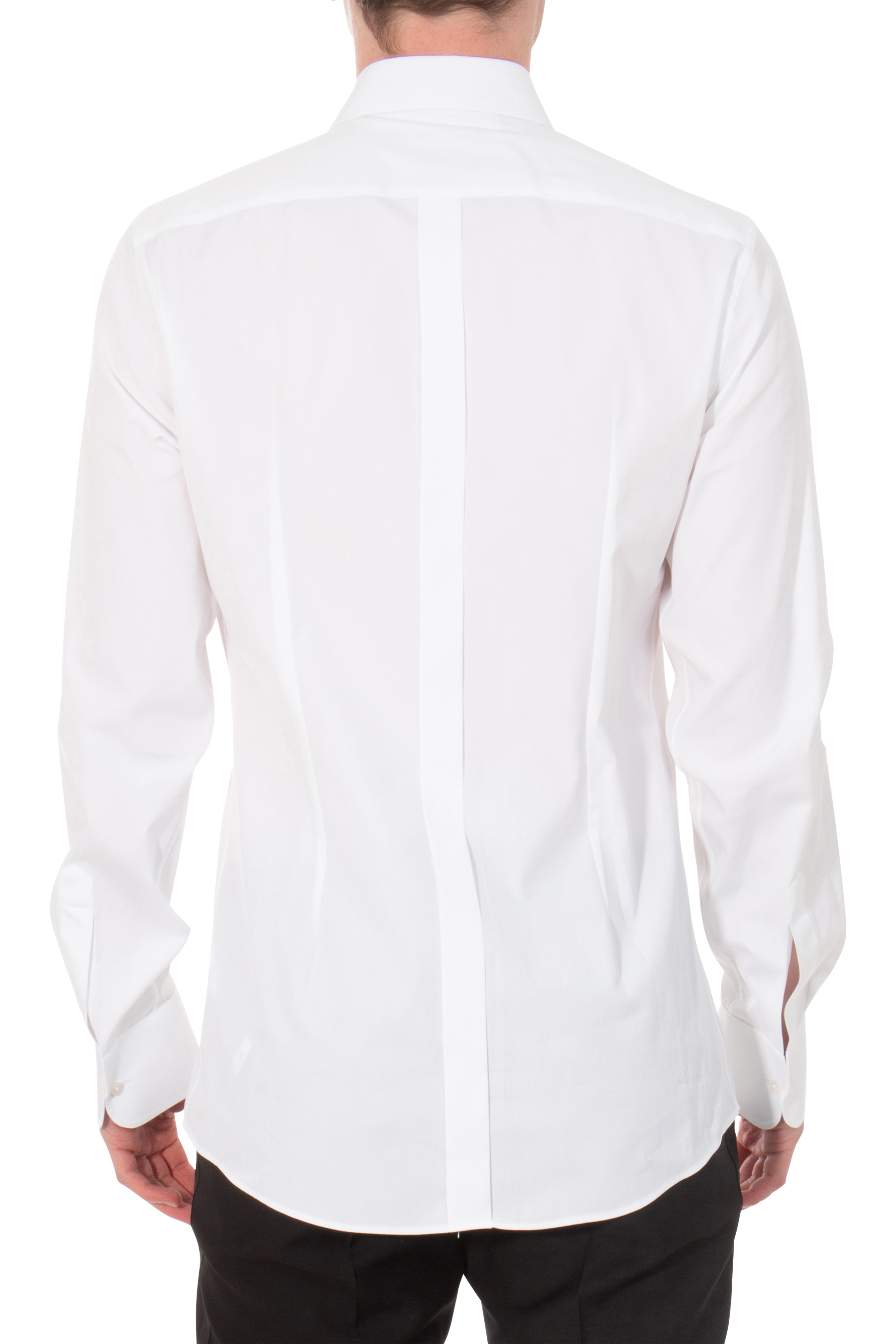 DOLCE & GABBANA Cotton Poplin Tuxedo Shirt DOLCE & GABBANA Cotton Poplin Tuxedo Shirt