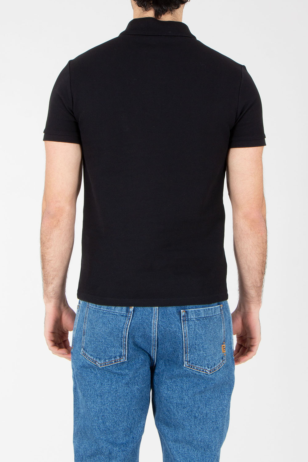 BALMAIN Regular Fit Embroidered Organic Cotton Piqué Polo Shirt