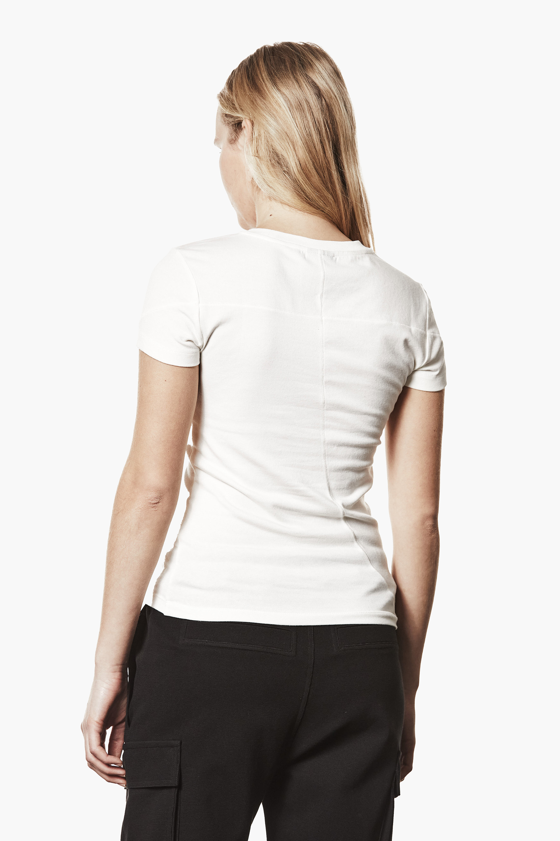 THOM KROM Slim Fit Cotton-Modal Stretch Jersey T-Shirt T-shirt, Bluse, Langarm, Person, Frau