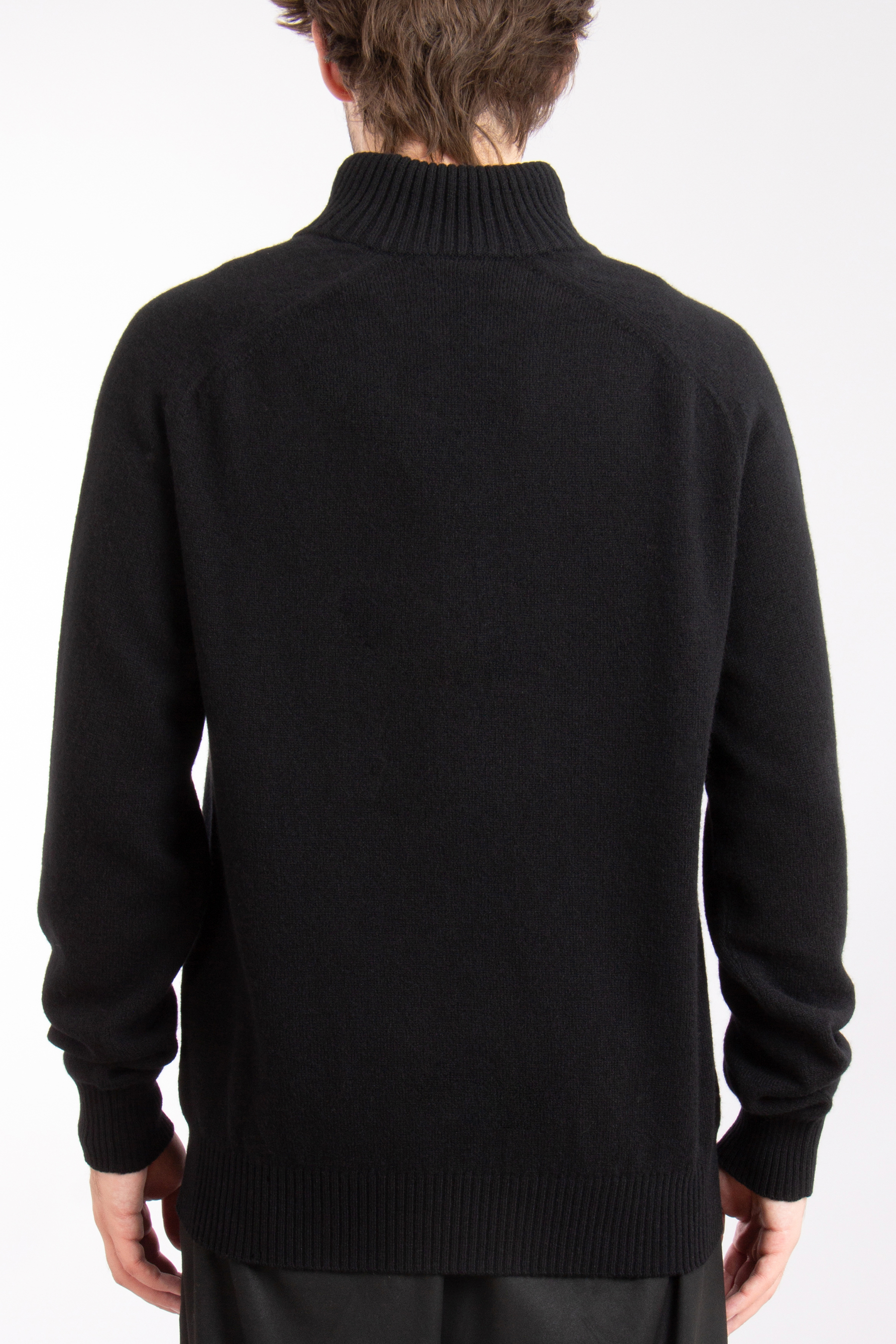TOM FORD Wool-Cashmere Blend Half Zip Sweater TOM FORD Wool-Cashmere Blend Half Zip Sweater