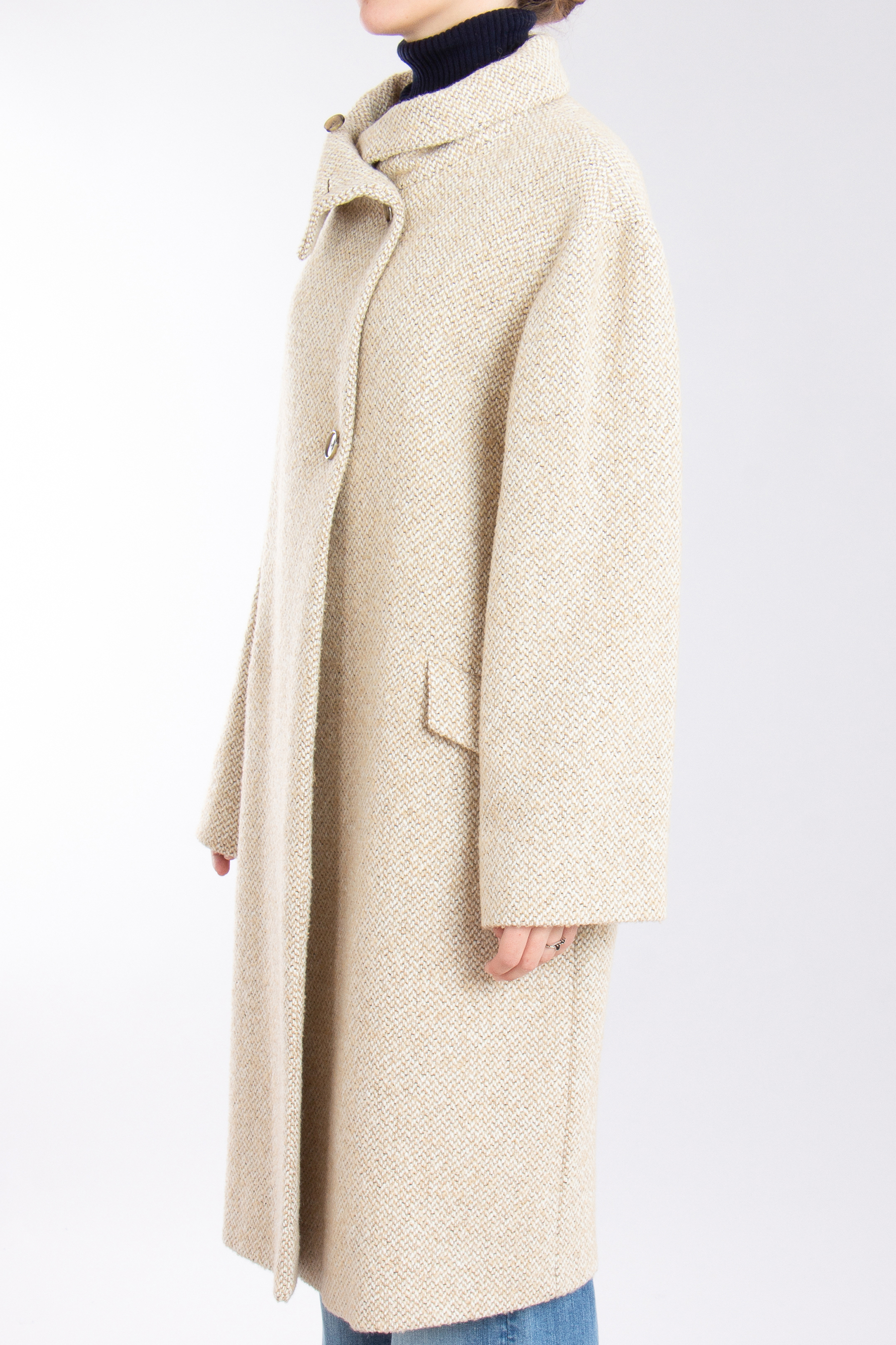 BOSS Melange Wool Blend Coat Coppedea BOSS Melange Wool Blend Coat Coppedea