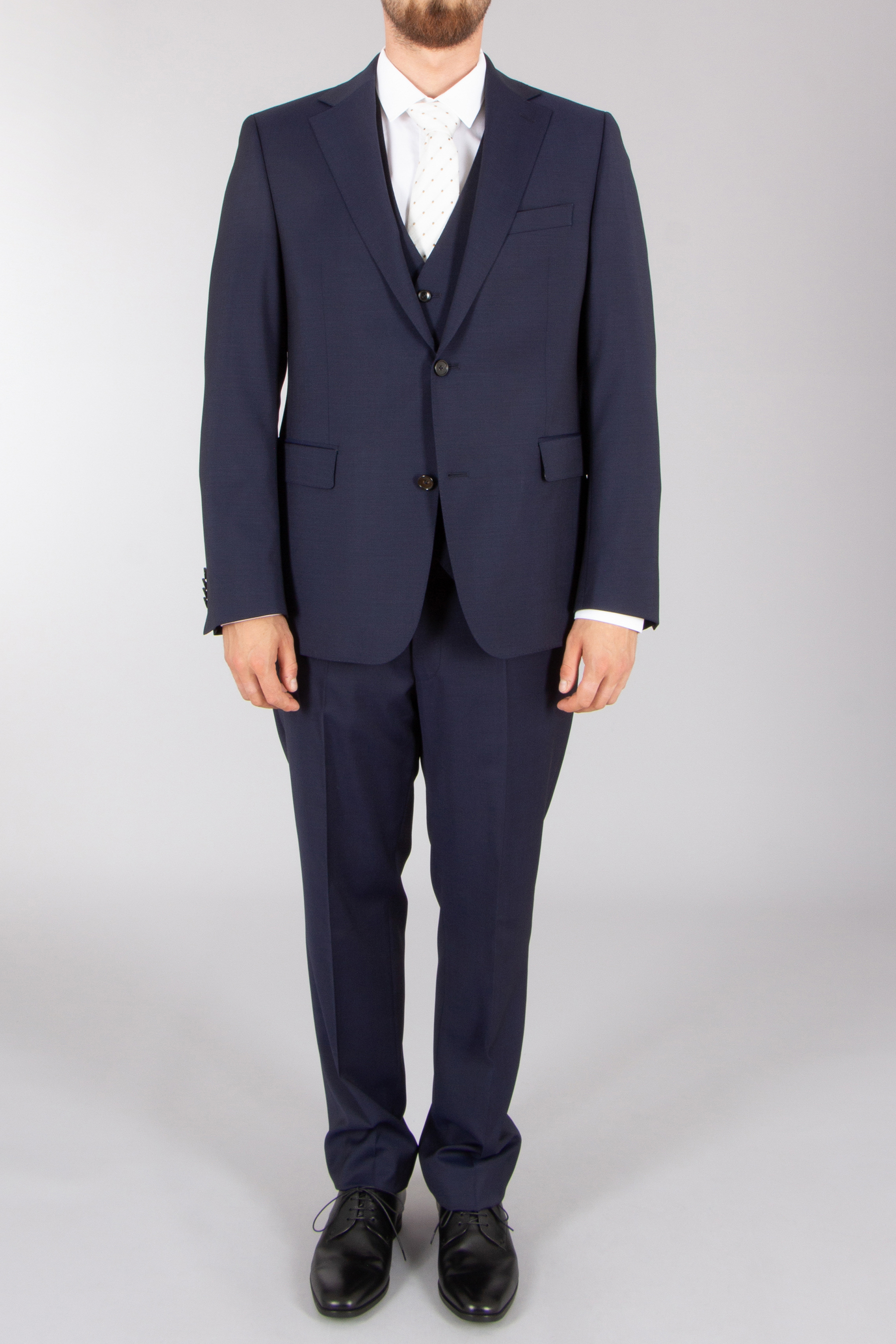 DRESSLER Shaped Fit Virgin Wool Pants Jeff Formelle Kleidung, Anzug, Smoking, Blazer, Person