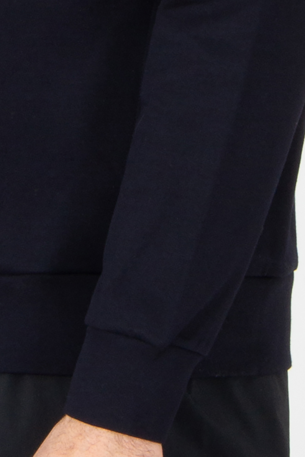 MONCLER Loose Fit Cotton Blend Double Jersey Sweatshirt