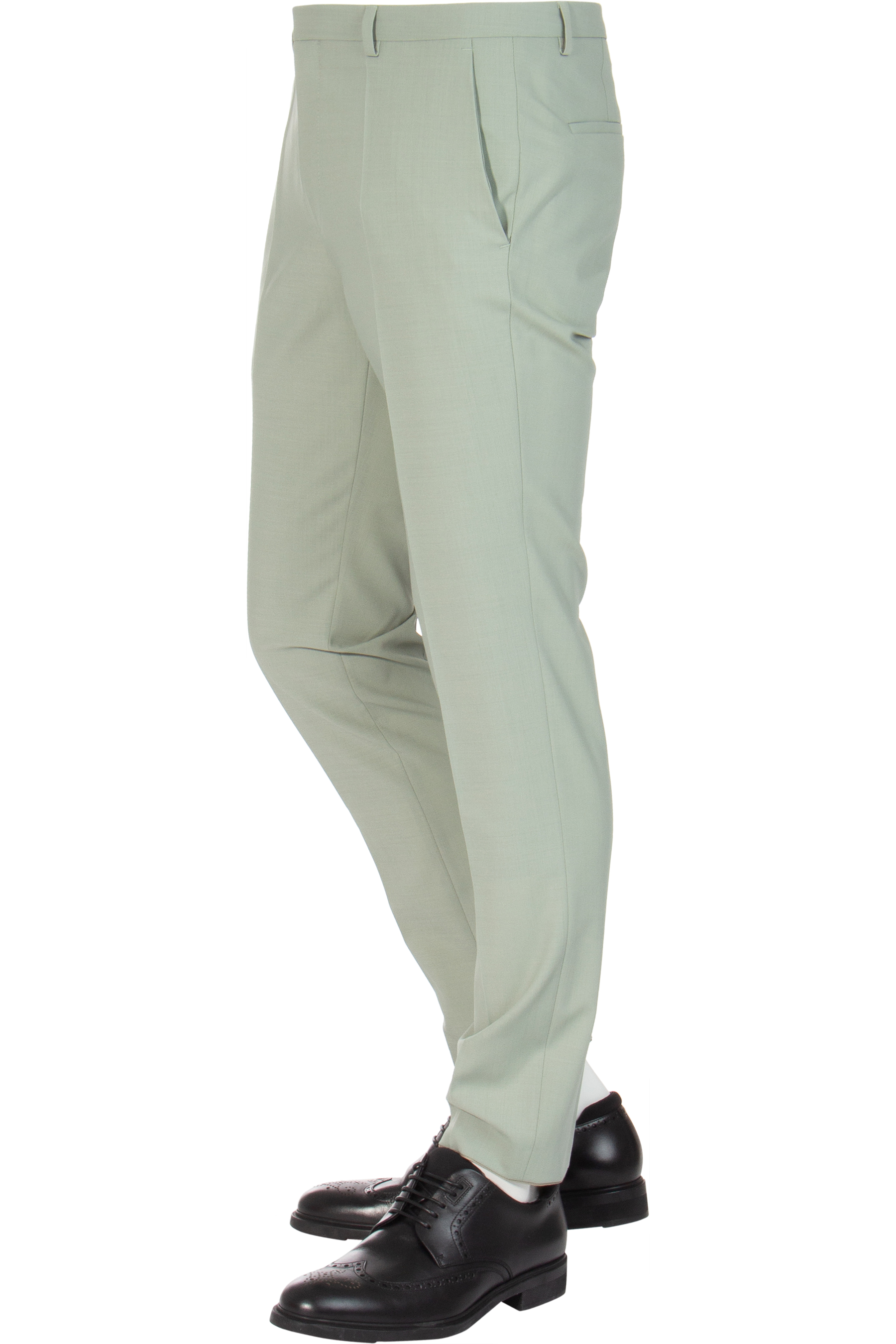 HUGO Extra Slim Fit Virgin Wool Blend Pants Hesten
