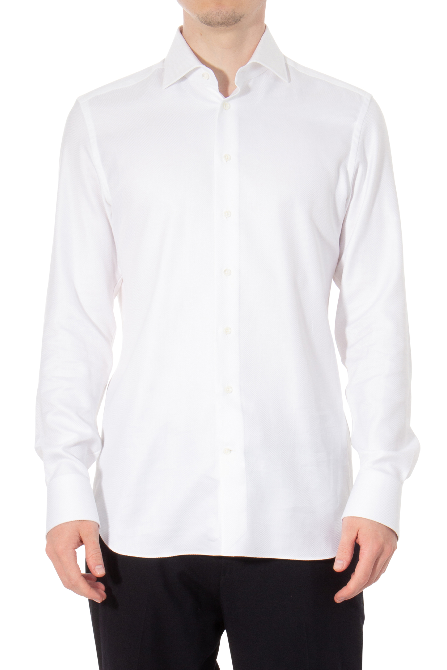 EMANUELE MAFFEIS Cotton Buisness Shirt Antonio Bussola EMANUELE MAFFEIS Cotton Buisness Shirt Antonio Bussola