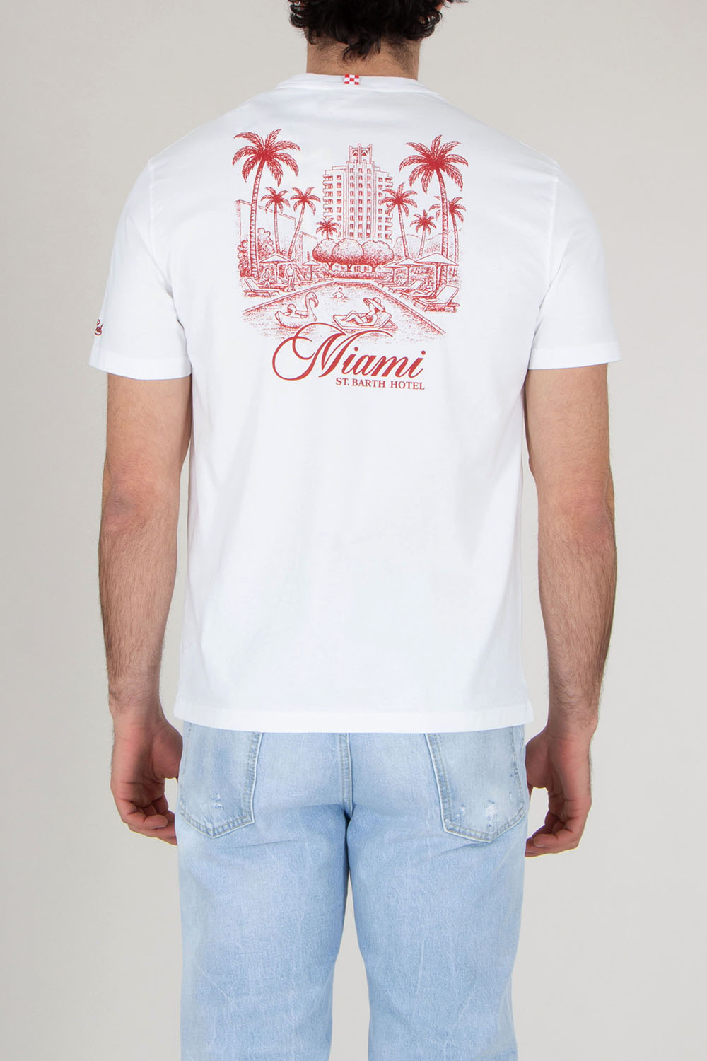 MC 2 SAINT BARTH Regular Fit Short Sleeved Printed T-Shirt 