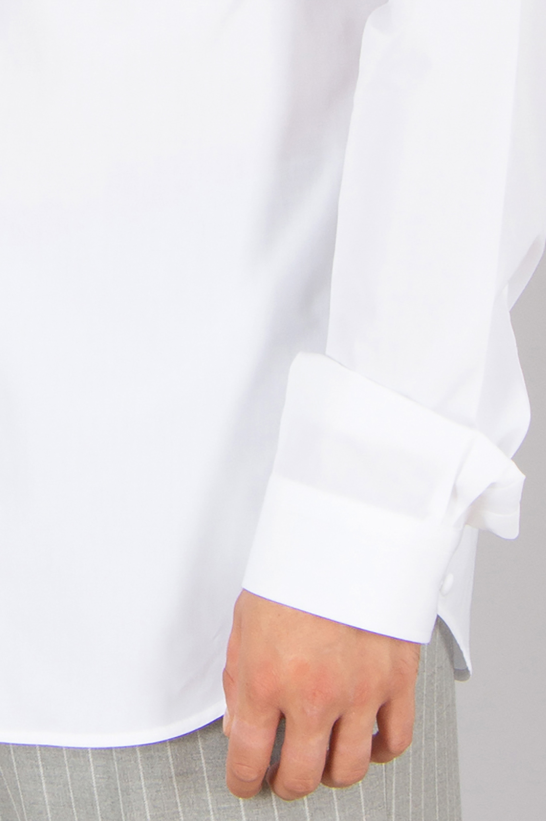 BALMAIN Regular Fit Embroidered Organic Cotton Shirt Bekleidung, Hemd, Langarm, Ärmel, Kleid, Hemd