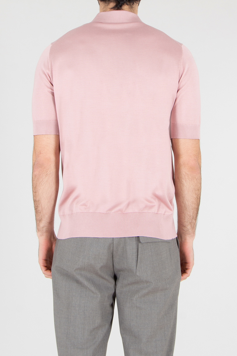 DOLCE & GABBANA Regular Fit Silk Knit Polo