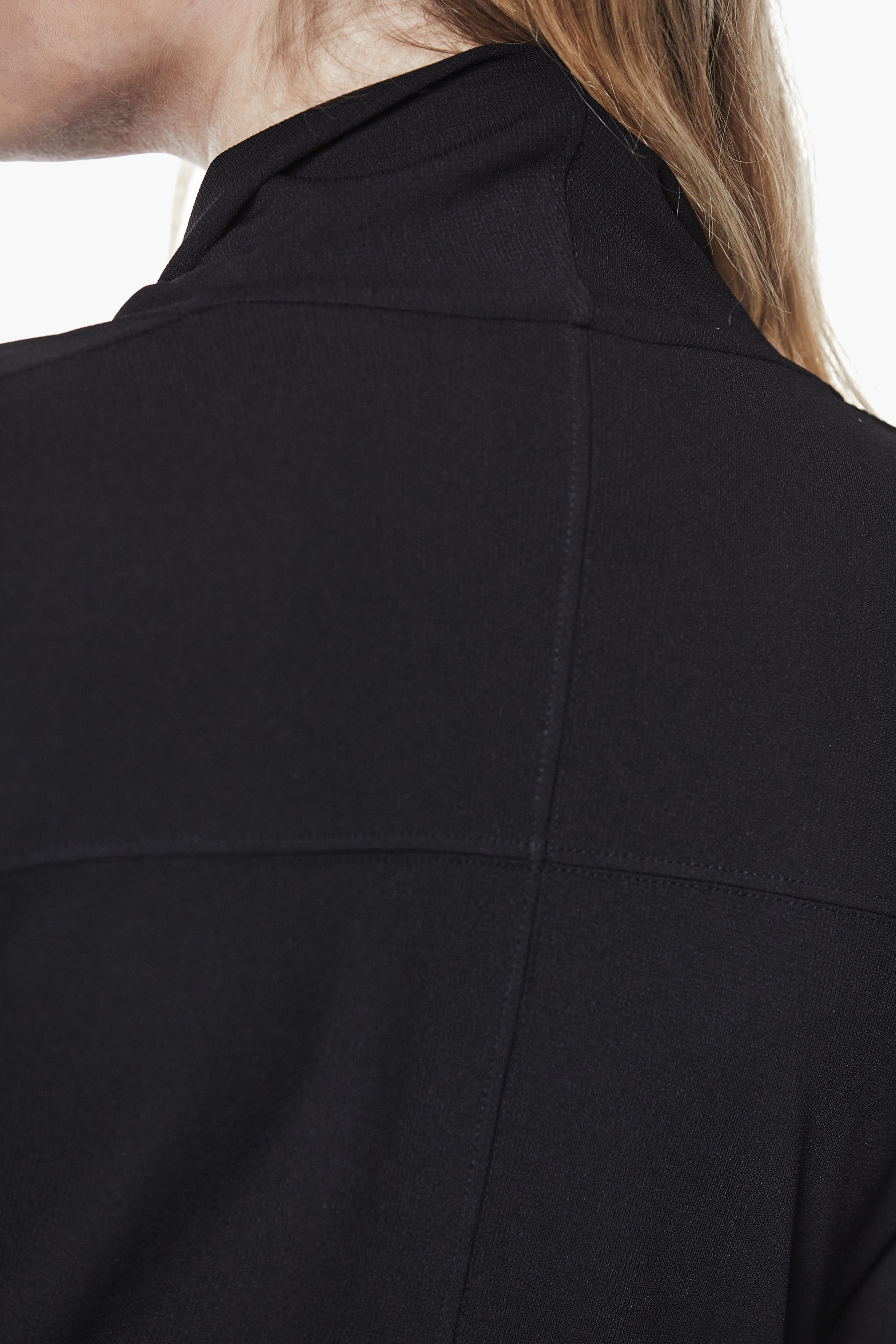 THOM KROM Slim Fit Viscose Blend Stretch Crepe Cowl Neck Maxi Dress Bekleidung, Mantel, Jacke, Langarm, Fleece
