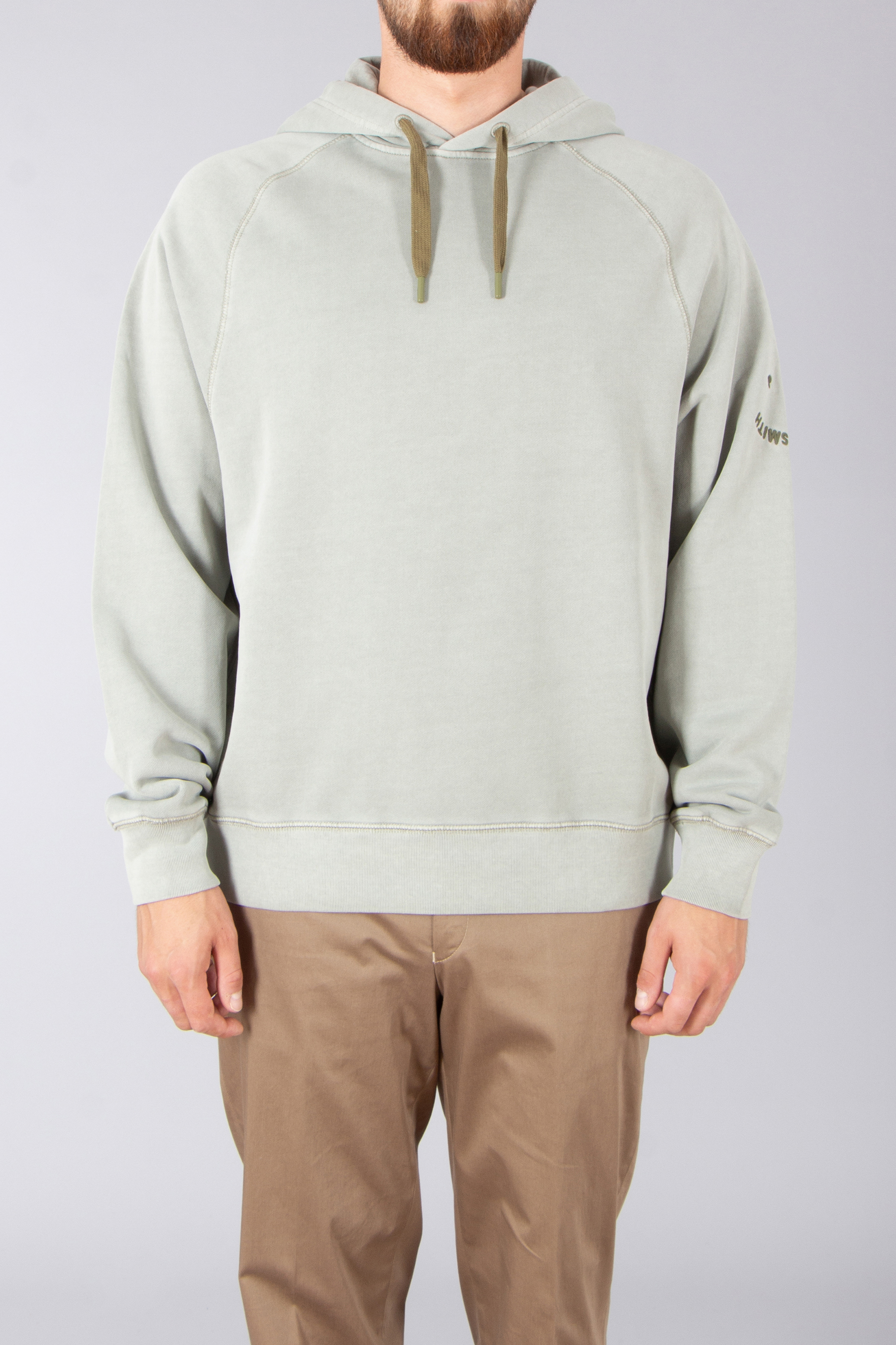 PAUL SMITH Relaxed Fit Happy Embroidery Organically Grown cotton French Terry Hoodie