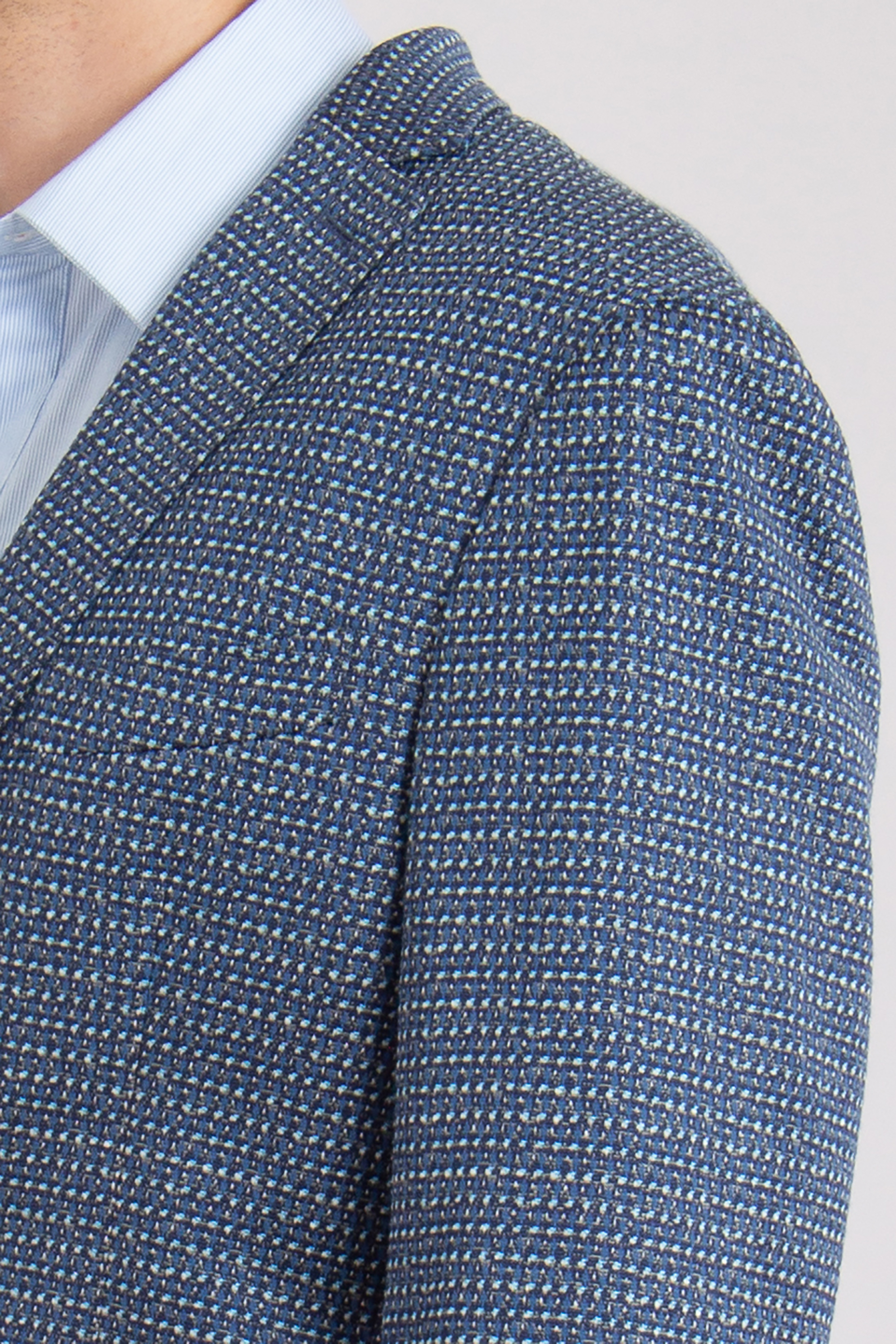 ETRO Patterned Cotton Blend Stretch Jacket ETRO Patterned Cotton Blend Stretch Jacket