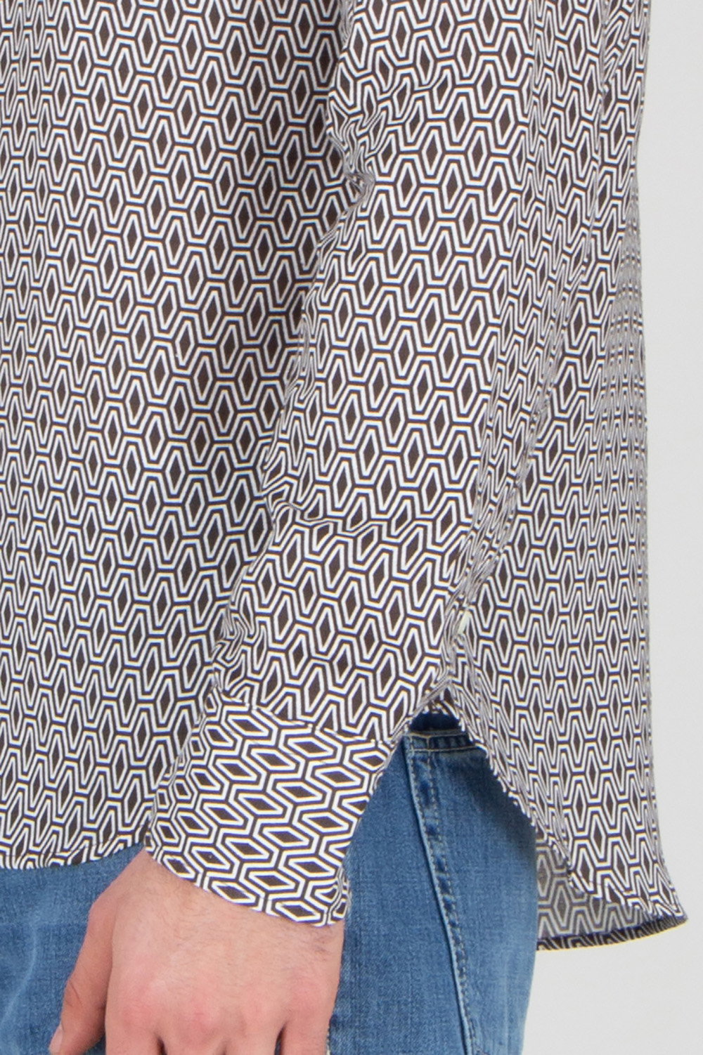 VAN LAACK Patterned Linen Shirt Retin