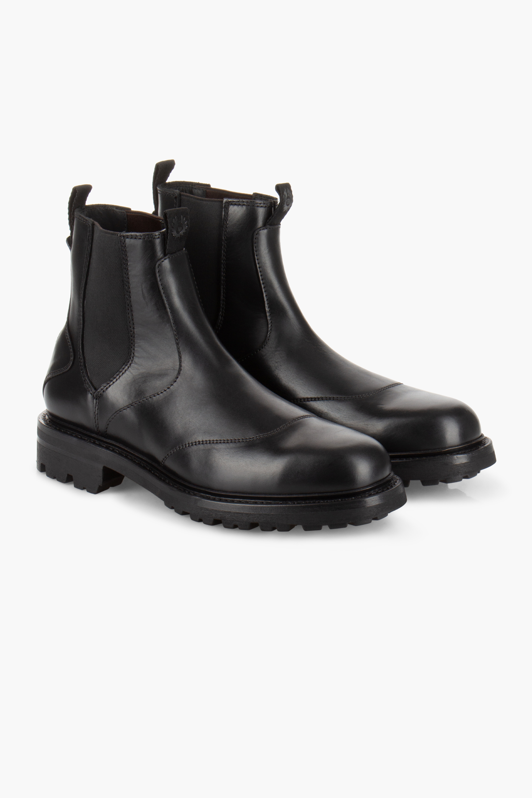 BELSTAFF Leather Chelsea Boots Munro Bekleidung, Schuhwerk, Schuh, Stiefel