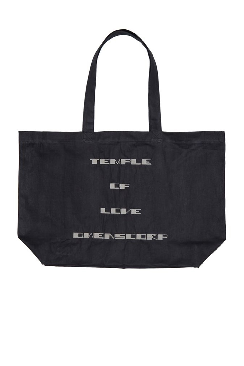 RICK OWENS DRKSHDW Embroidered Waxed Canvas Shopper 